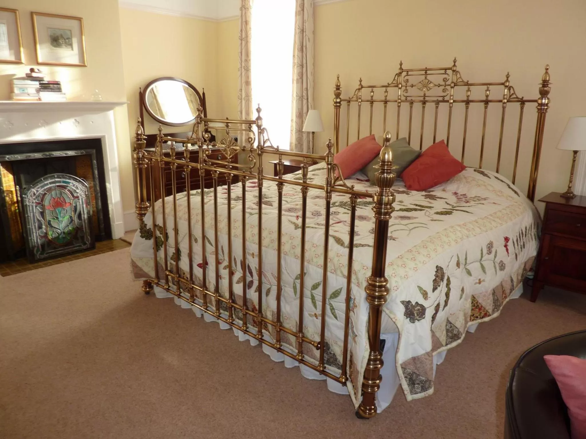 Bed in The Manse B&B