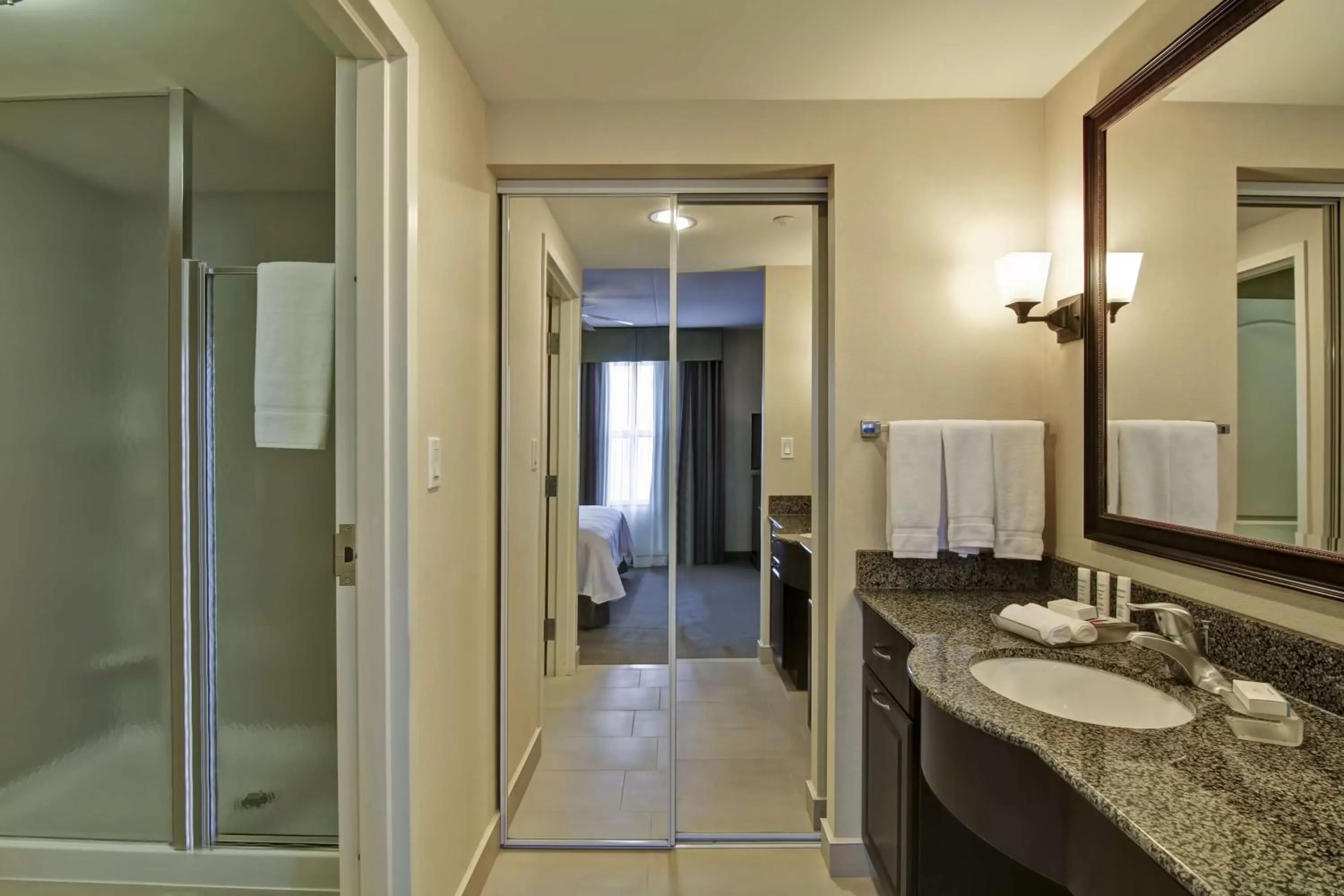 Bathroom in Homewood Suites by Hilton Sudbury