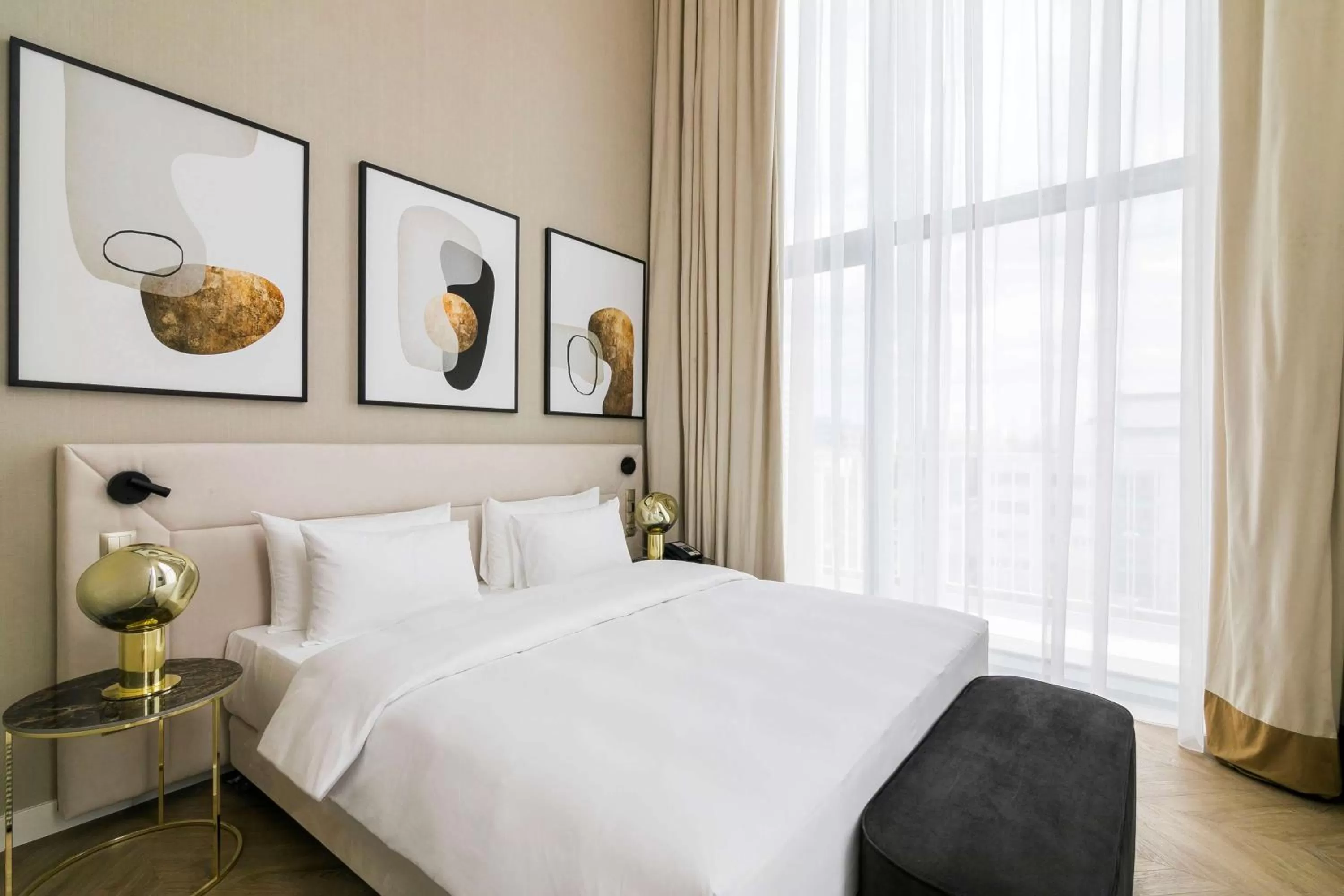 Photo of the whole room, Bed in Radisson Blu Hotel Sopot