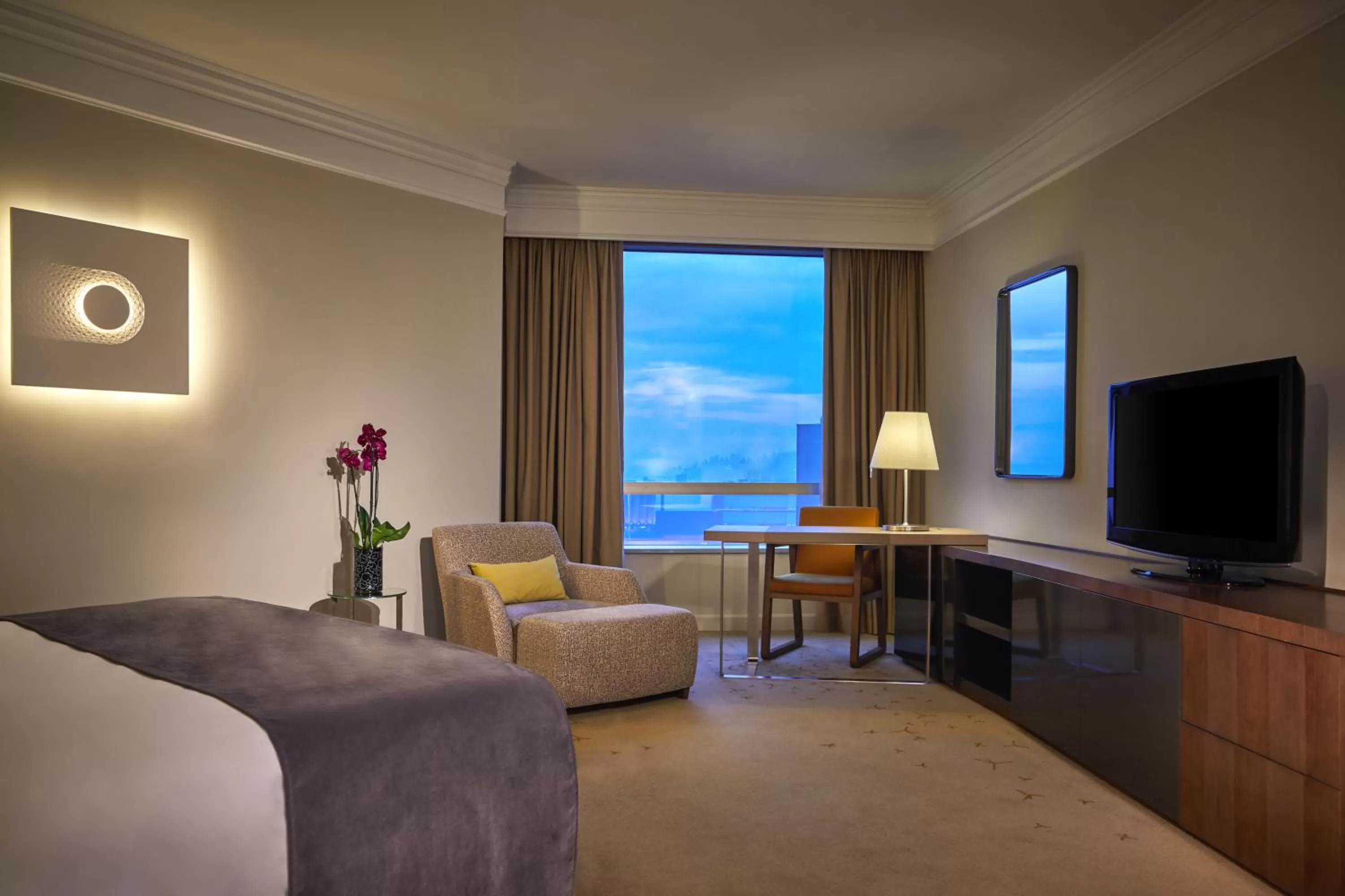 Bedroom, Bed in Hyatt Regency Belgrade