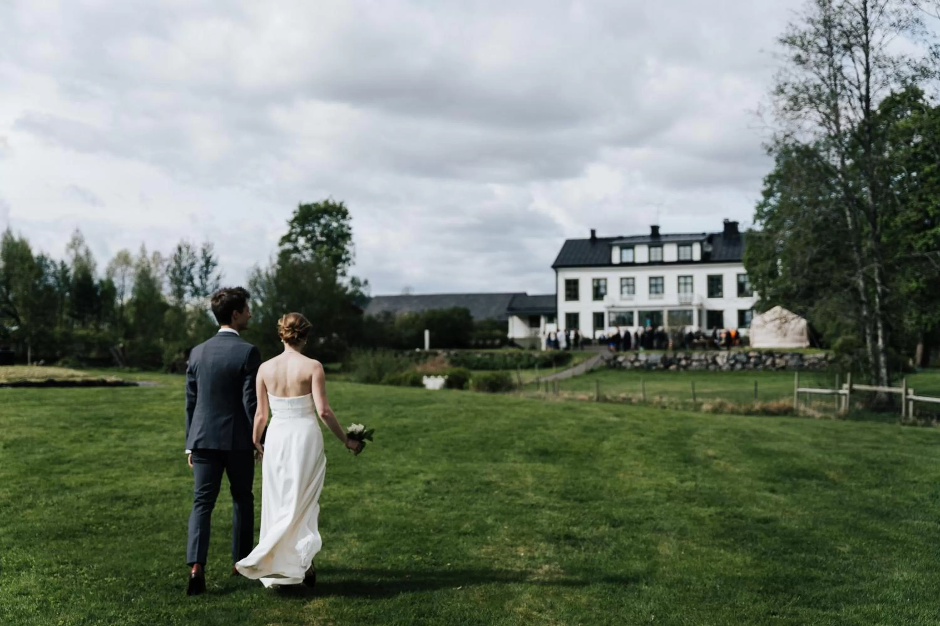 wedding in Sikfors Herrgård