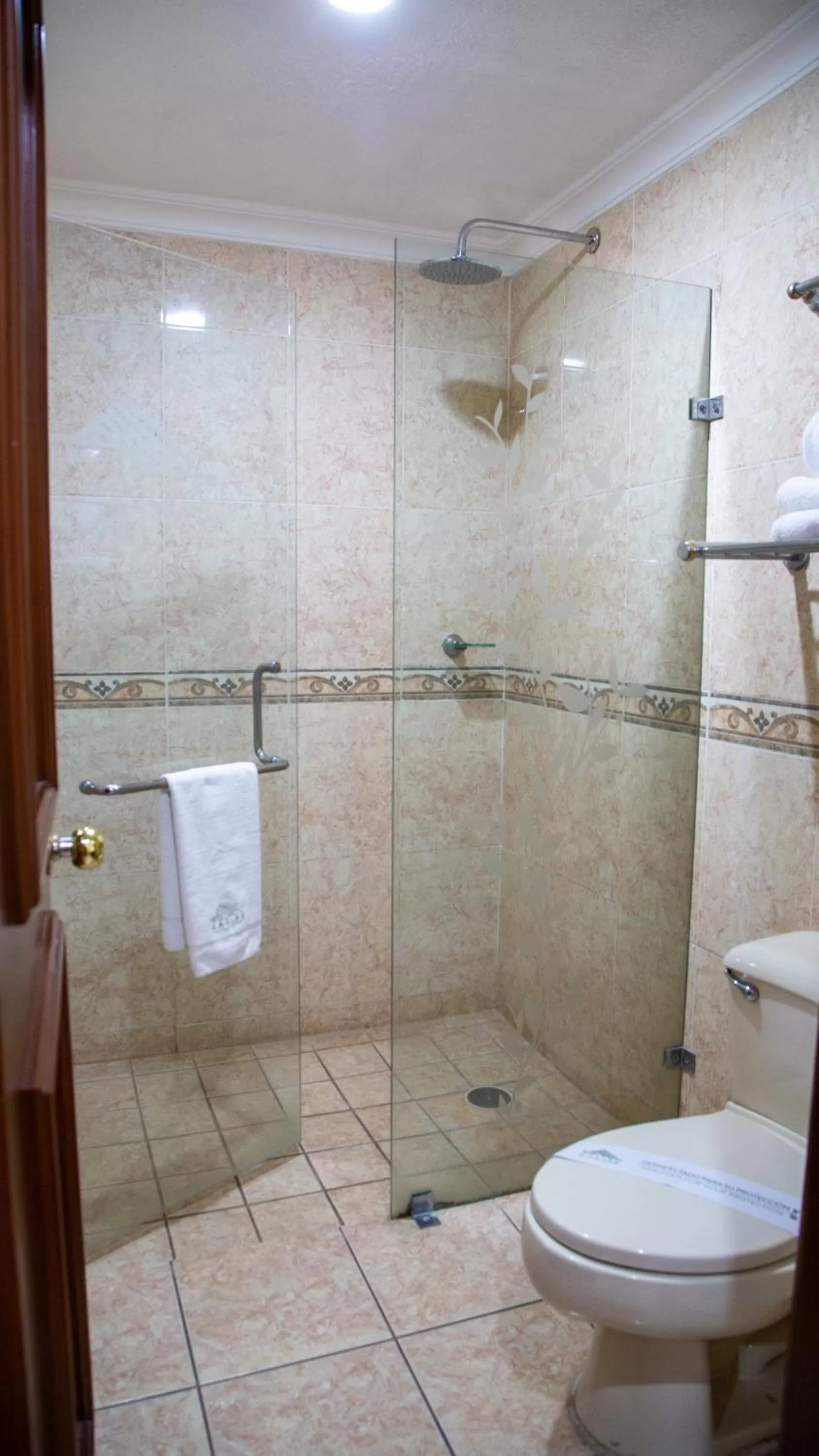 Shower in Hotel Casino Plaza