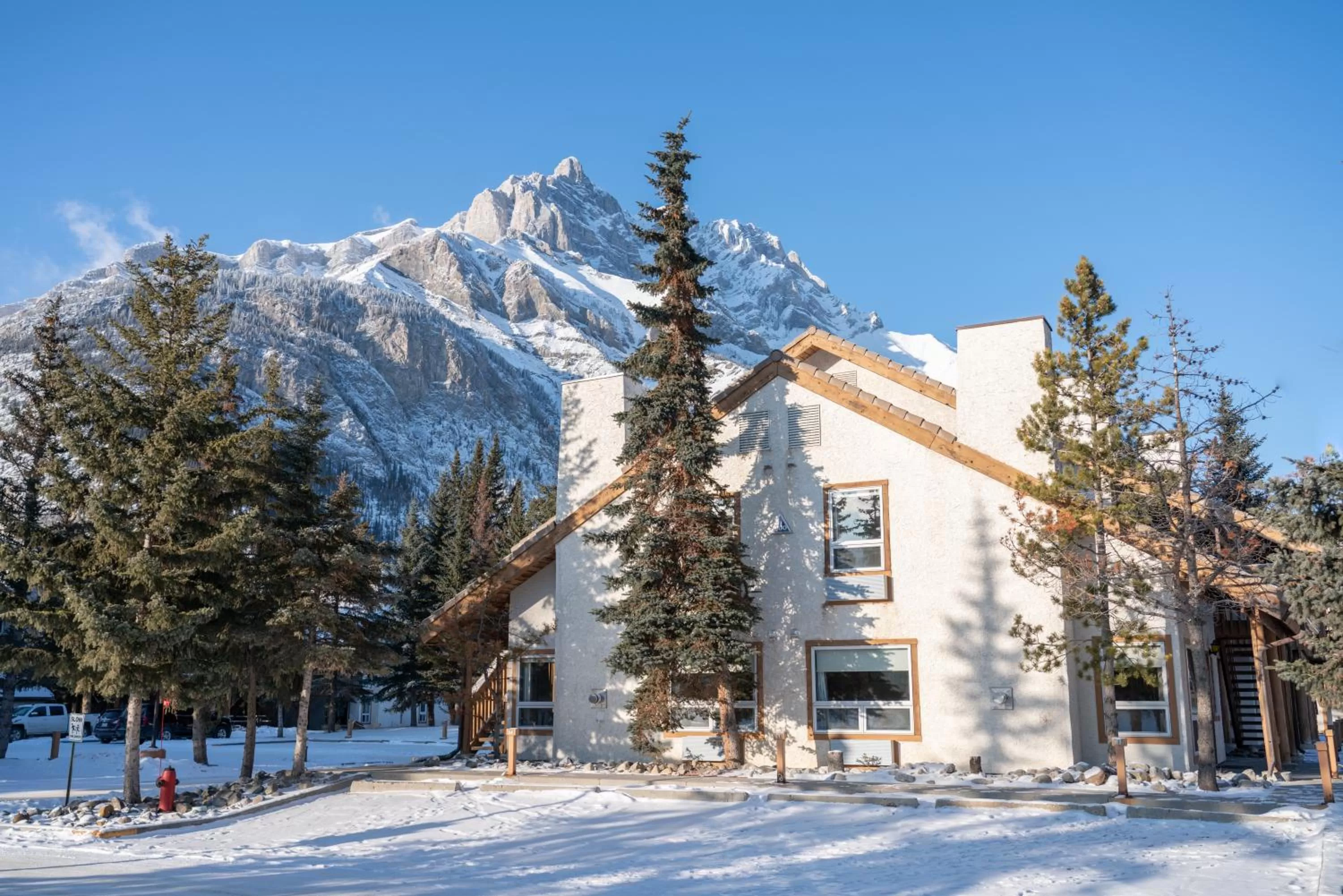Property building in Banff Rocky Mountain Resort