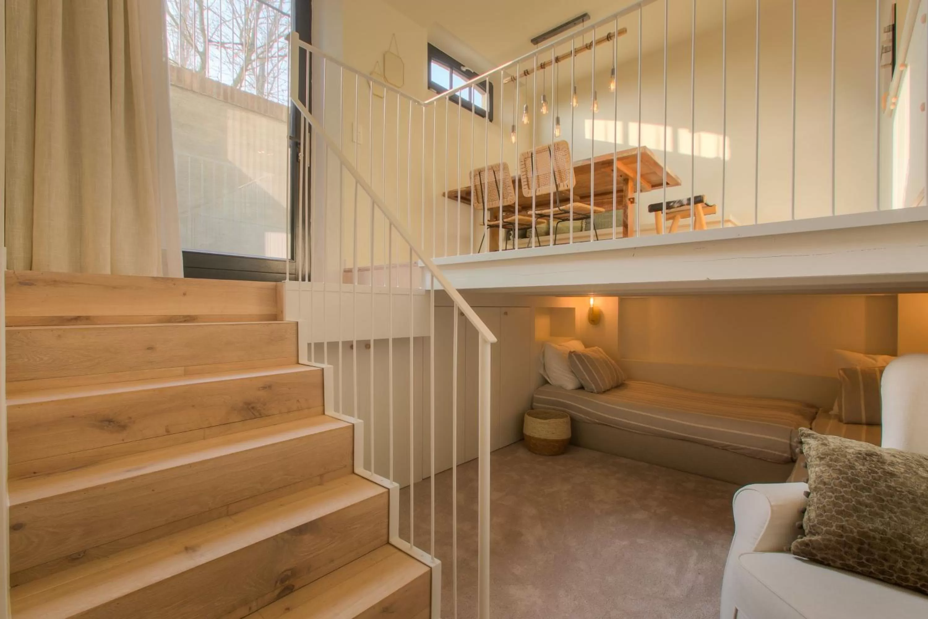 Logie Marie with hottub in the garden