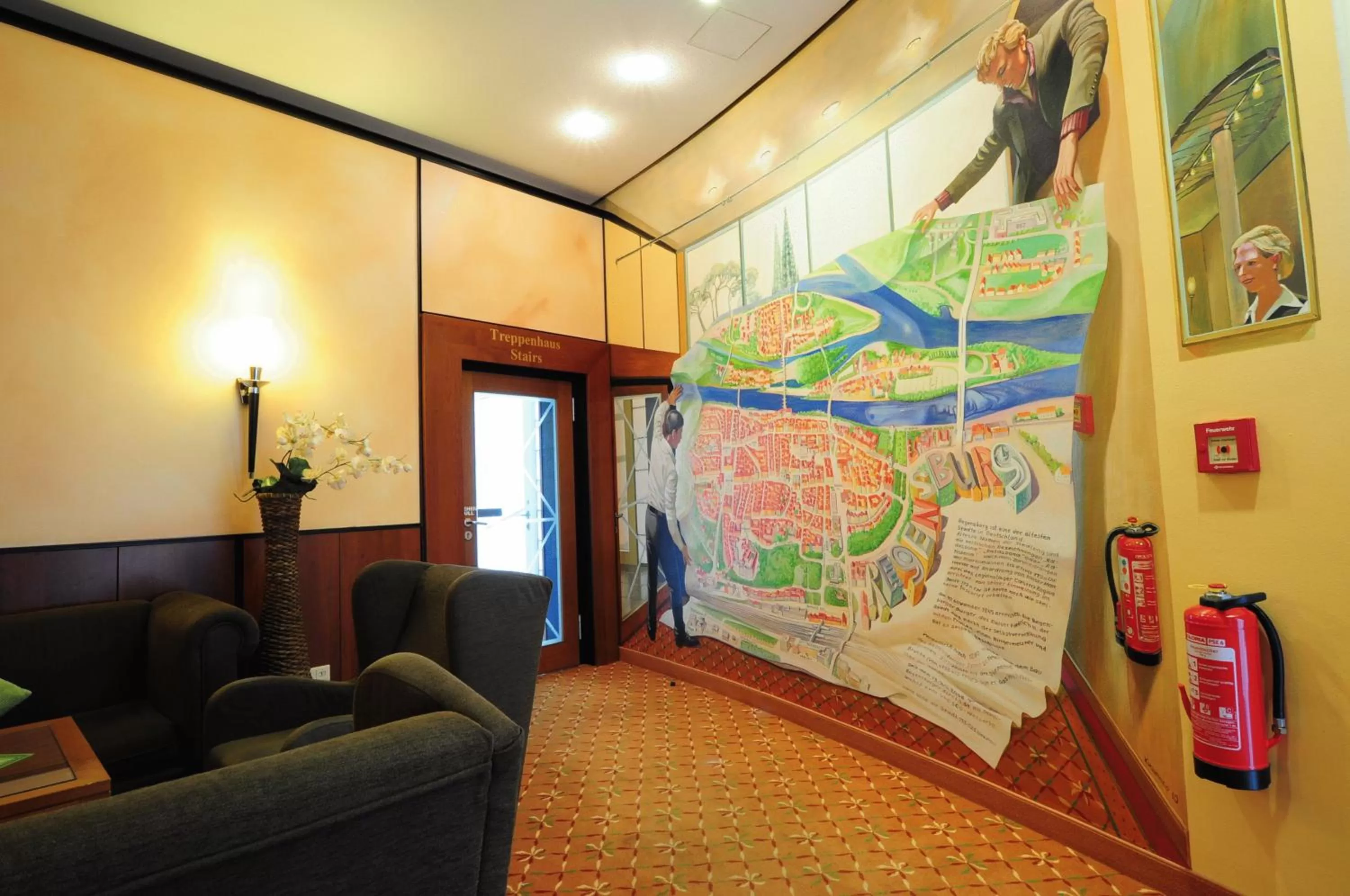 Lobby or reception in Hansa Apart-Hotel Regensburg