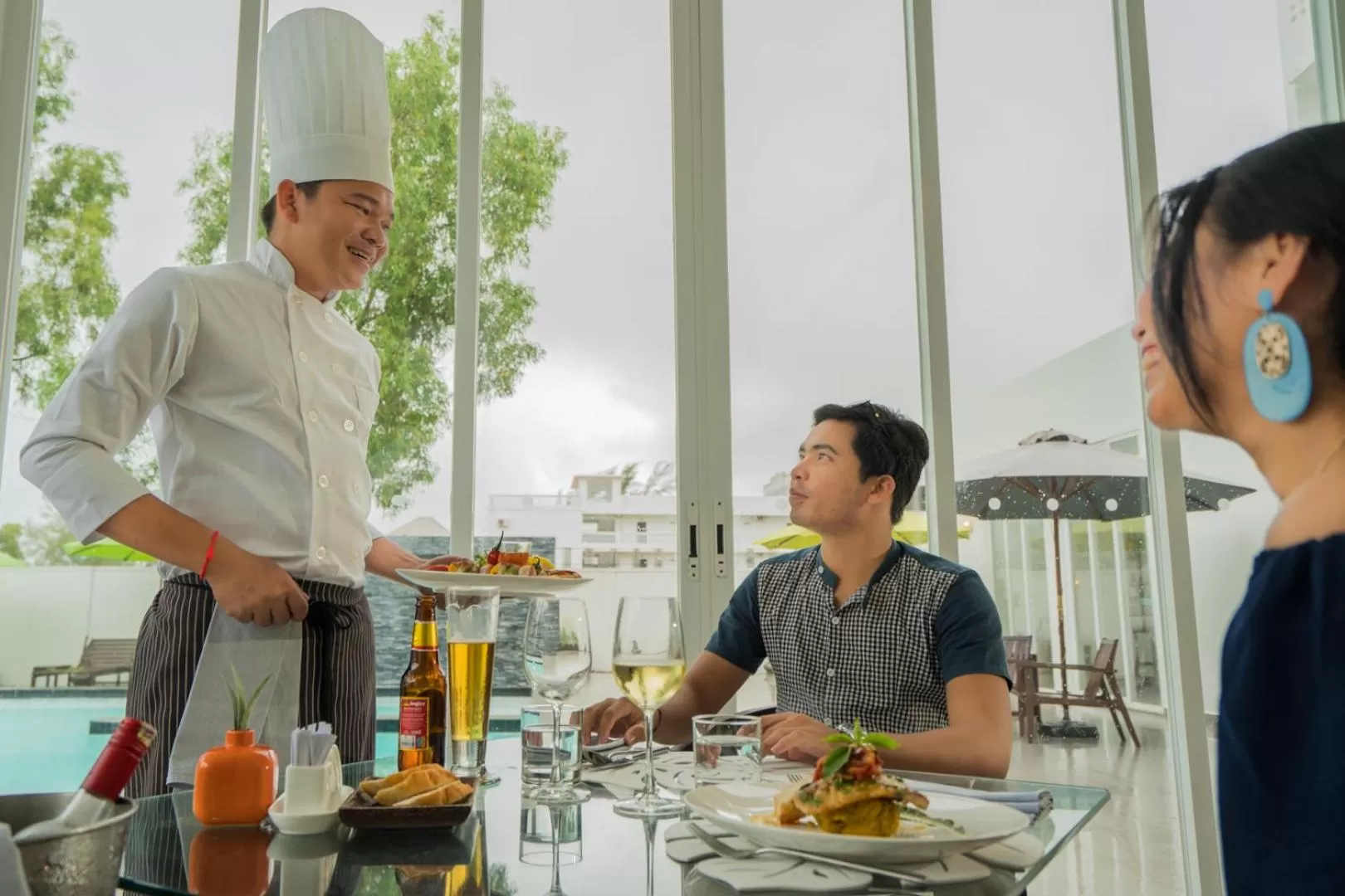 People in Naiya Sea Resort