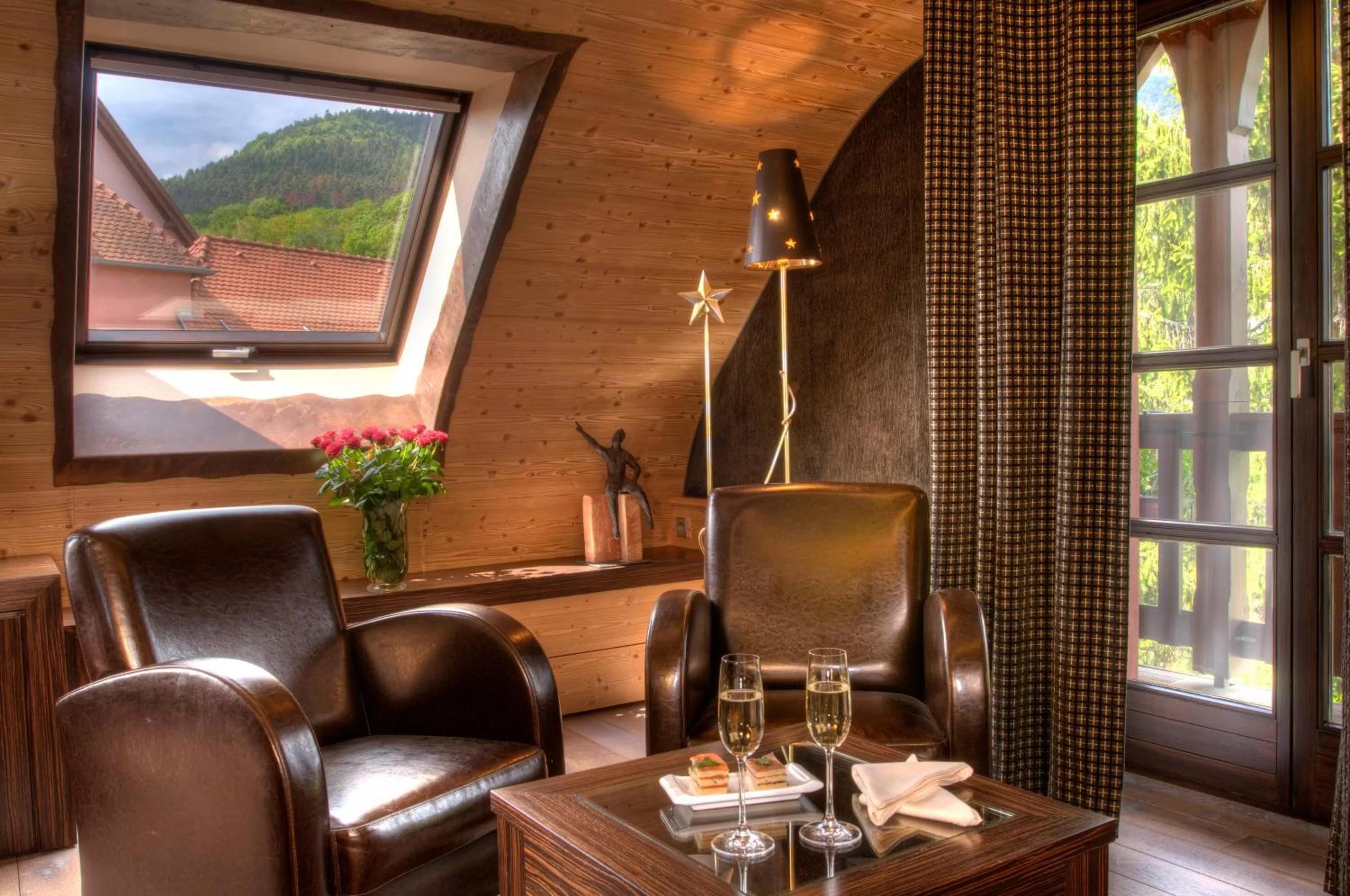 Seating area in Hostellerie Des Châteaux & Spa