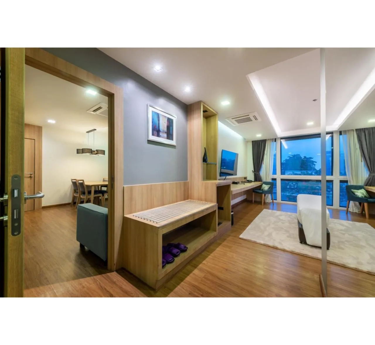 Living room in D Varee Diva Central Rayong