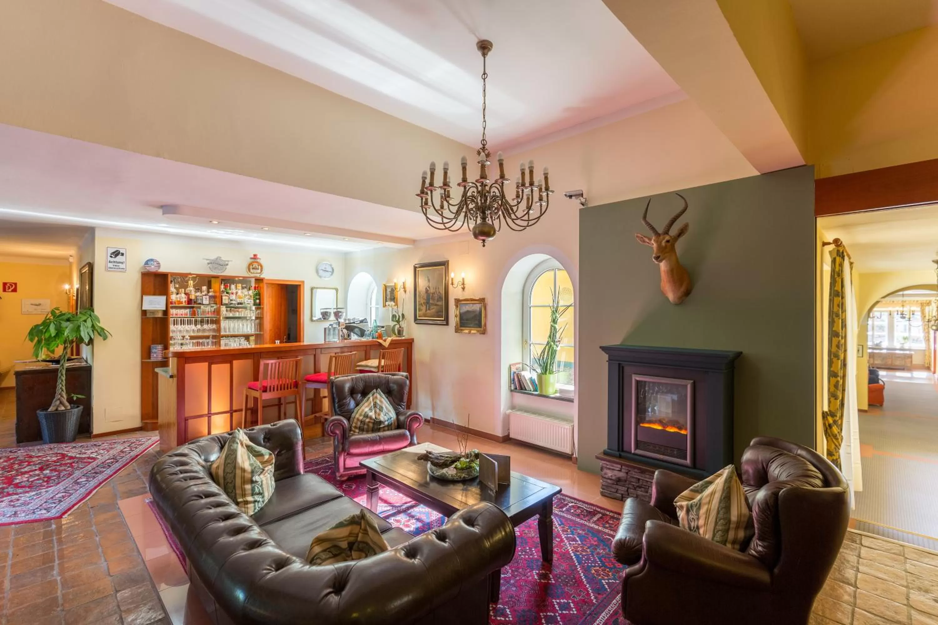 Lobby or reception in Stadthotel Kramer