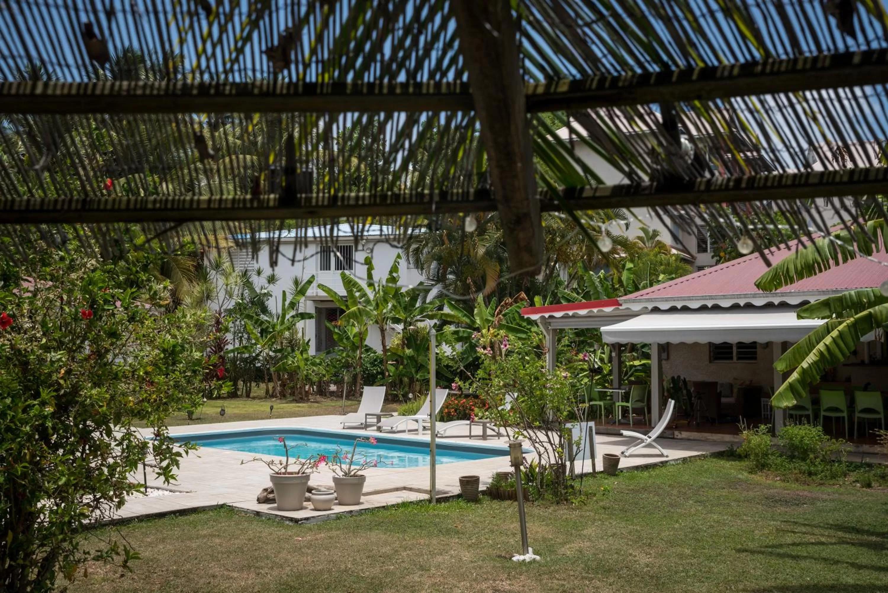 Garden in Hôtel Les Bananiers