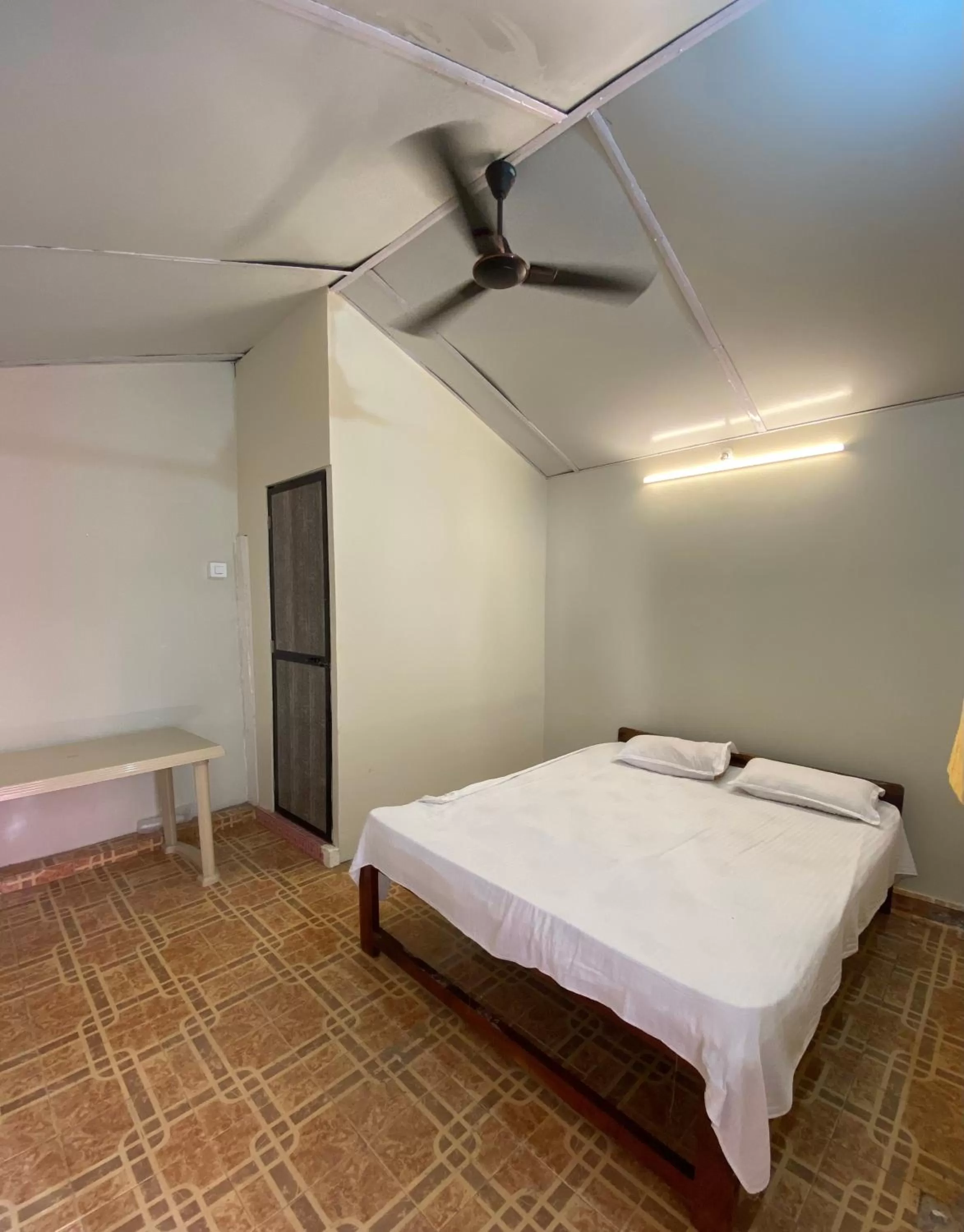 Bed in God's Gift Guest House