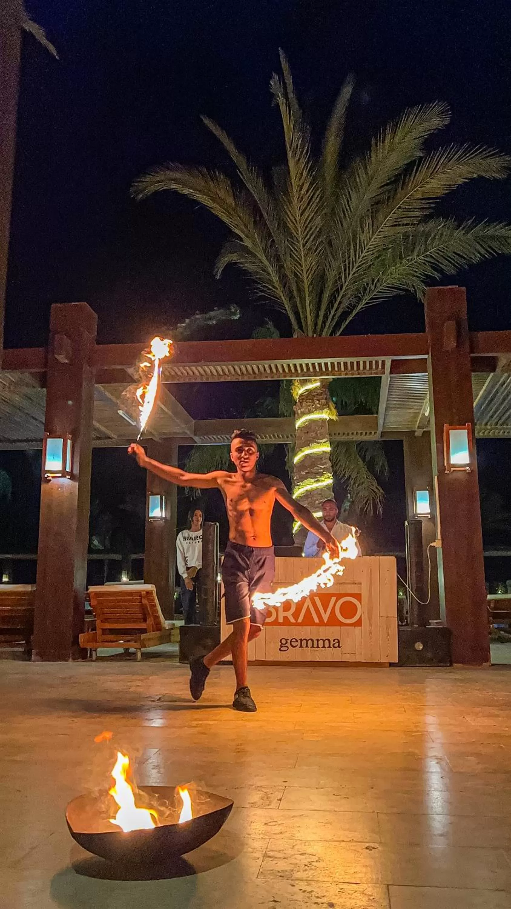 Evening entertainment in Gemma Resort