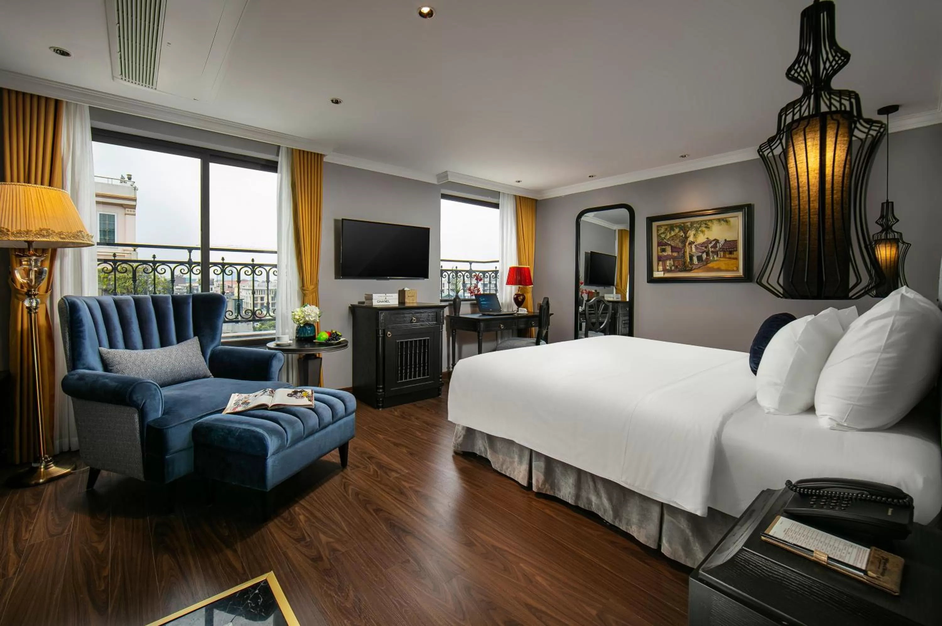 Bedroom, Bed in Hanoi L'Heritage Hotel & Gym - Spa