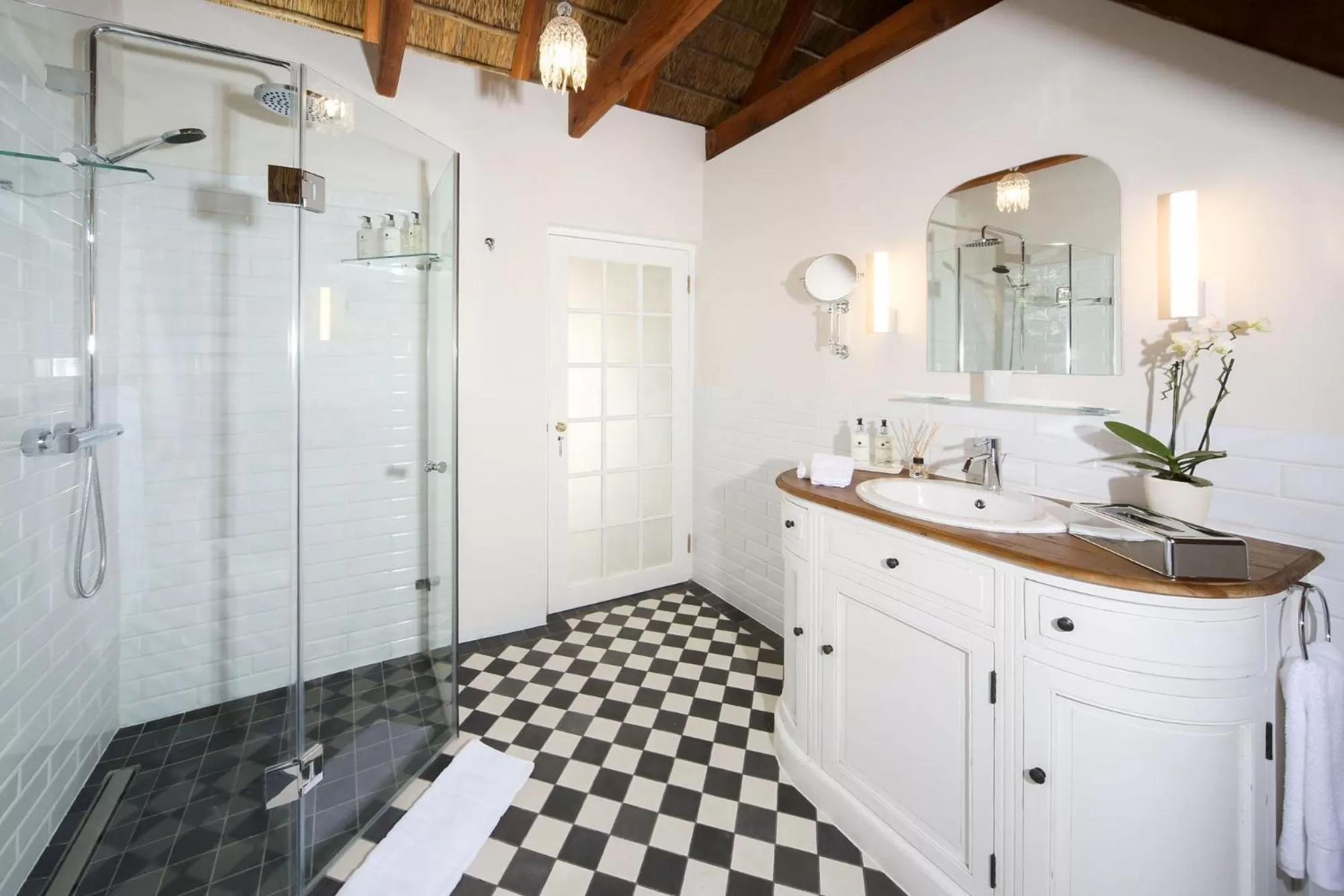 Shower in Adara Palmiet Valley Luxurious Boutique Farm Hotel