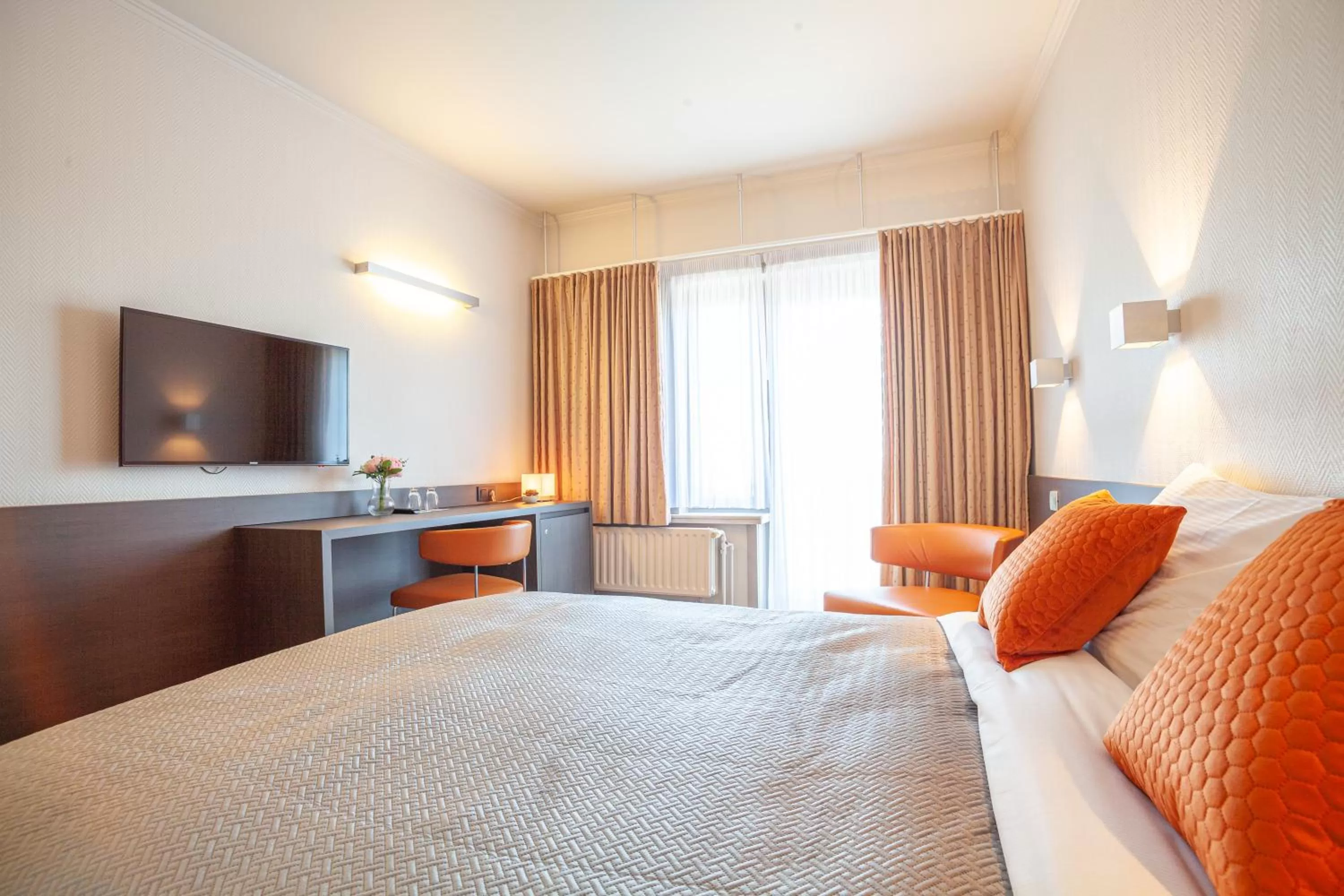 Bed in Hotel Monaco Zeebrugge Beach by Rikas Hotels