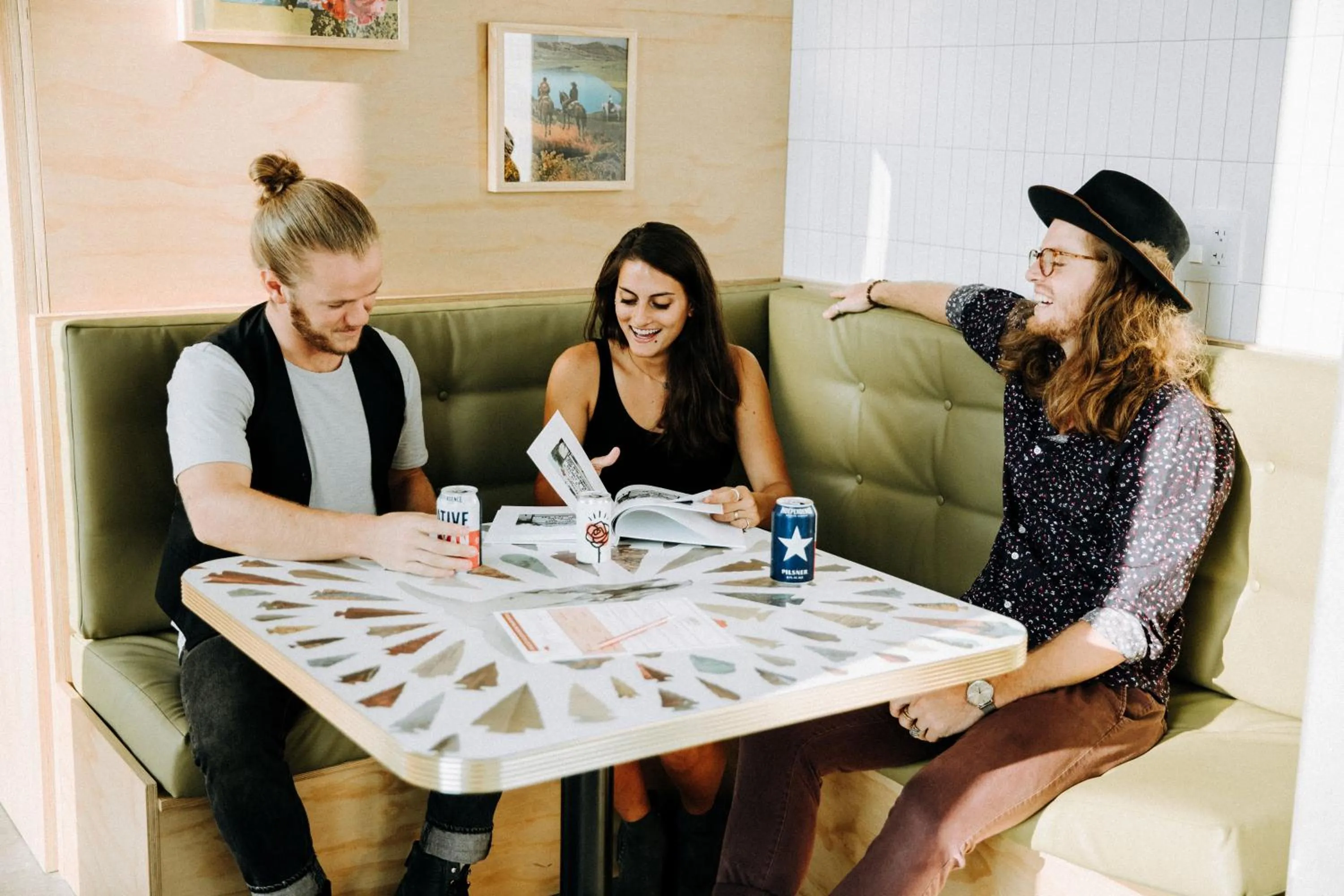 Seating area in ARRIVE Austin