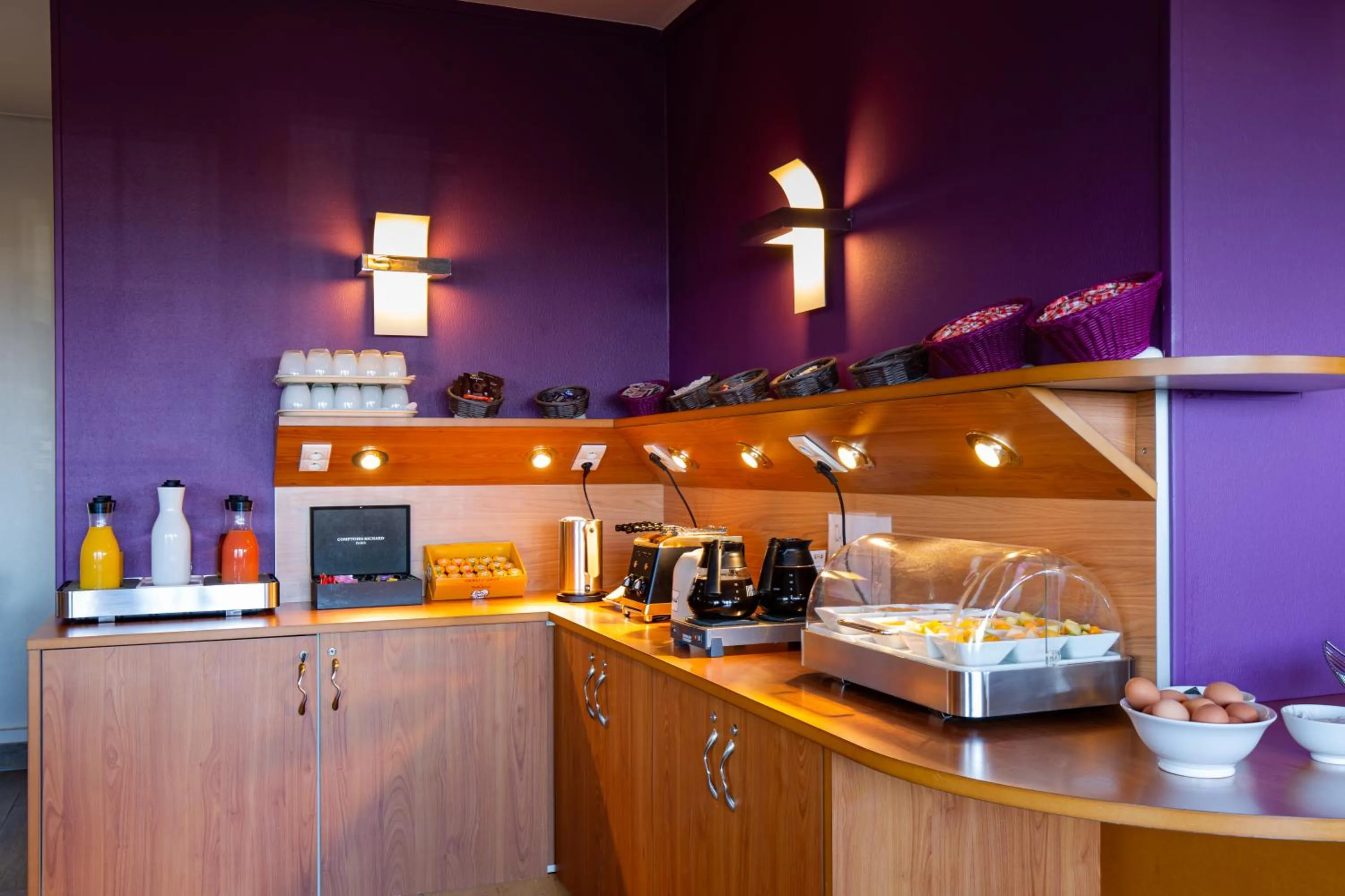 Buffet breakfast in Hotel Aguado