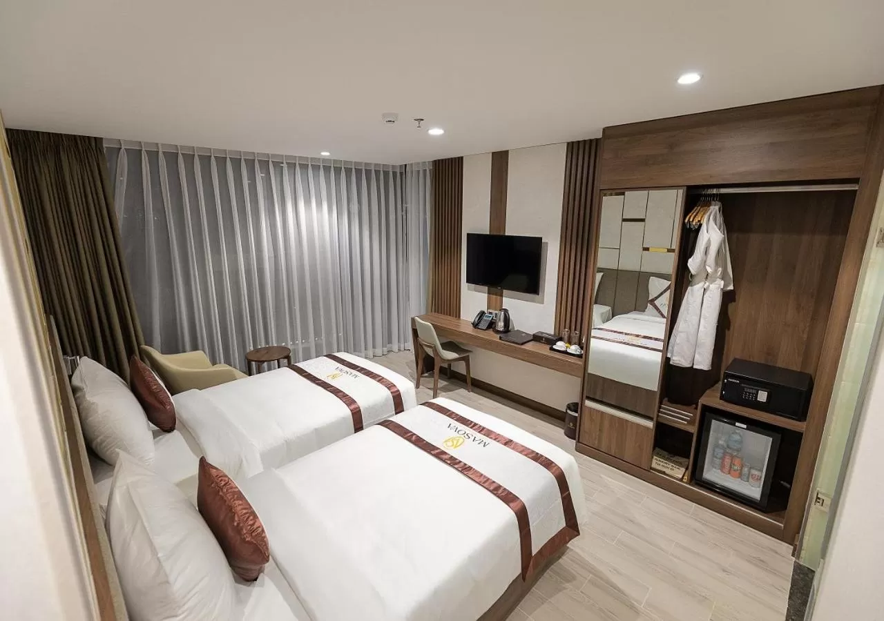 Sea view, Bed in Masova Hotel