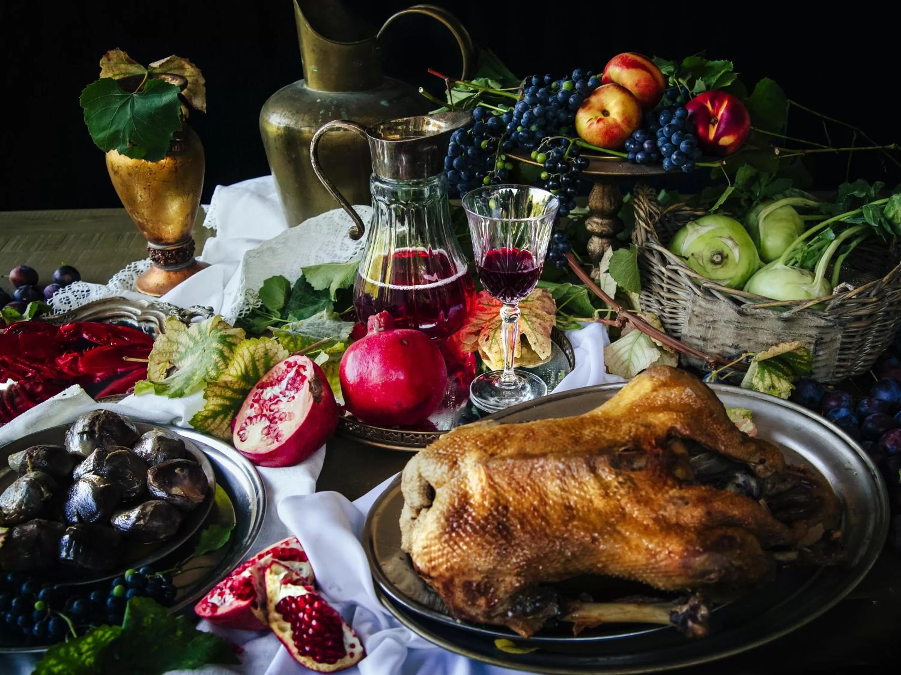 Food close-up in Oberża Złota Gęś