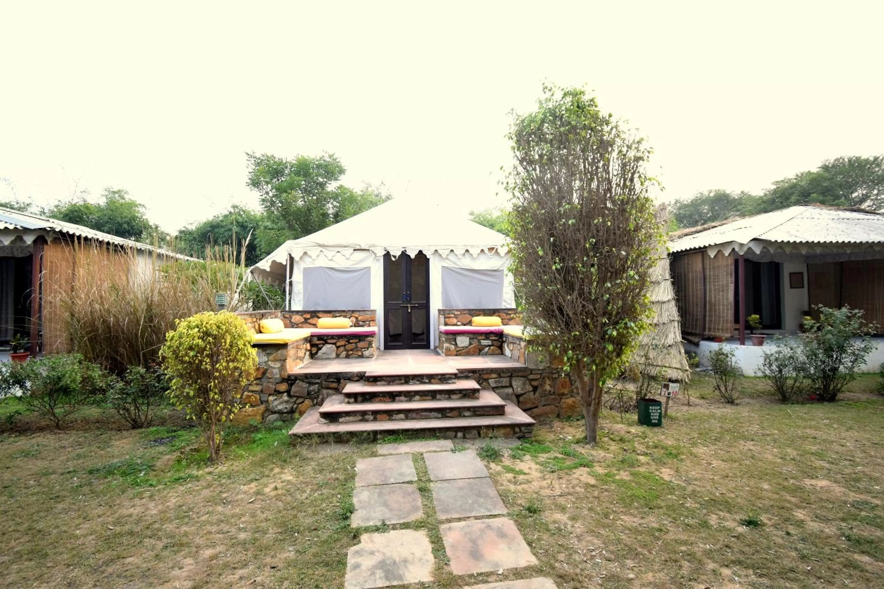 Garden in Sultan Bagh Resort by The Sky Imperial