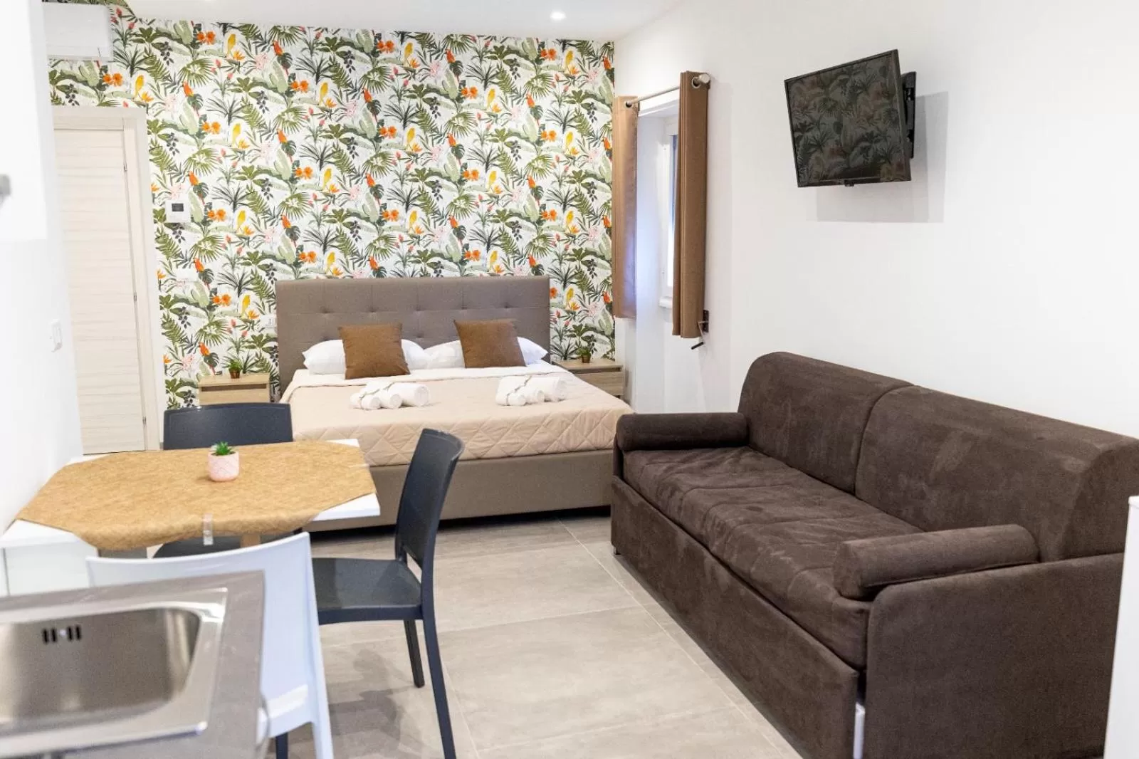 Seating Area in Bed & Breakfast Le Mura