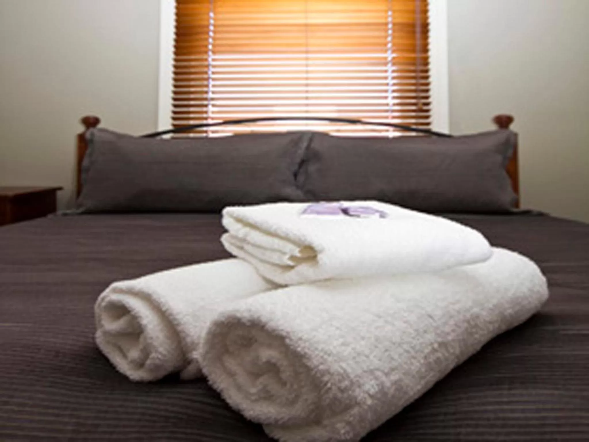 Bed in Peden's Hotel