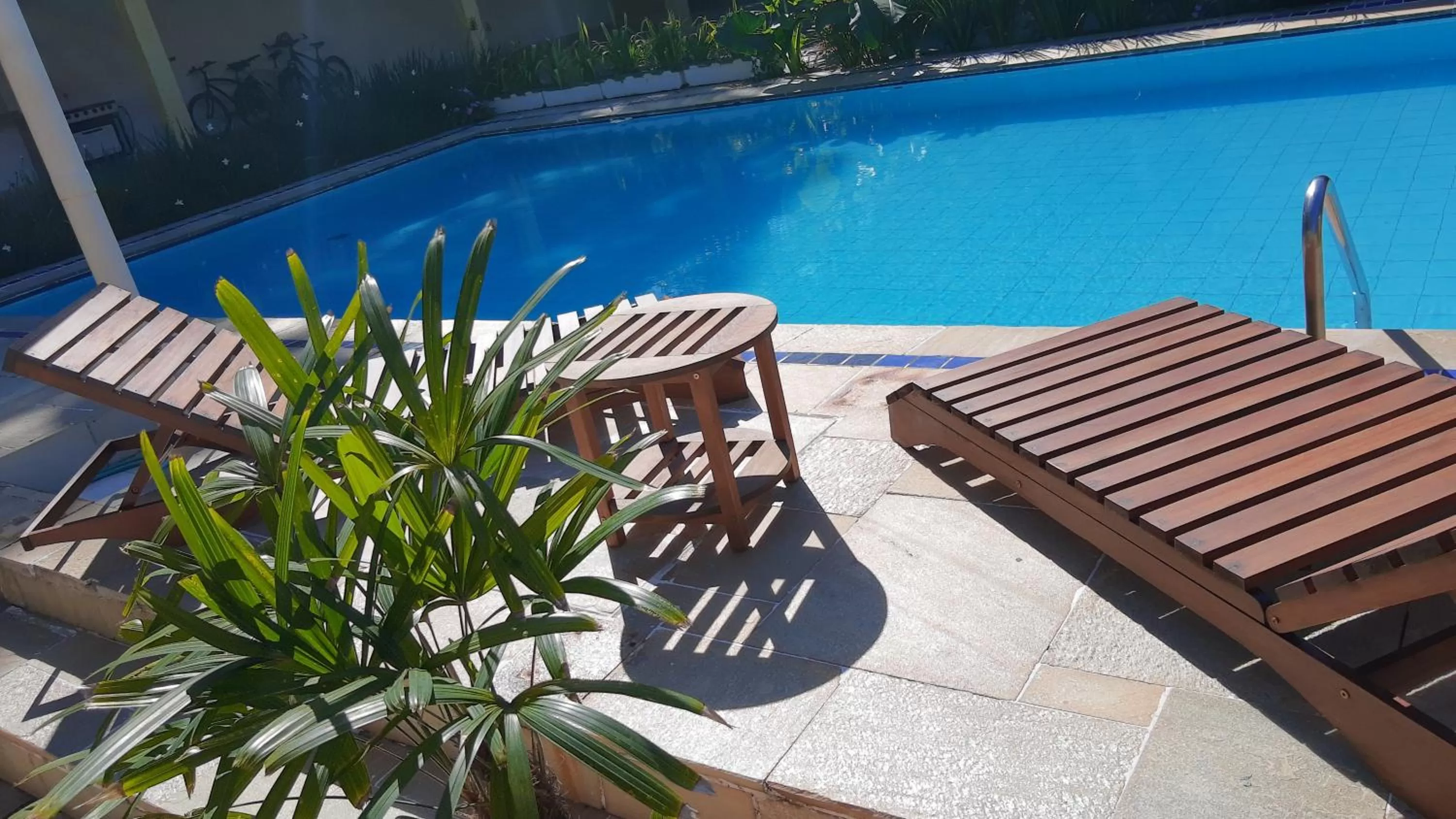 Pool view in Pousada Viva Ubatuba