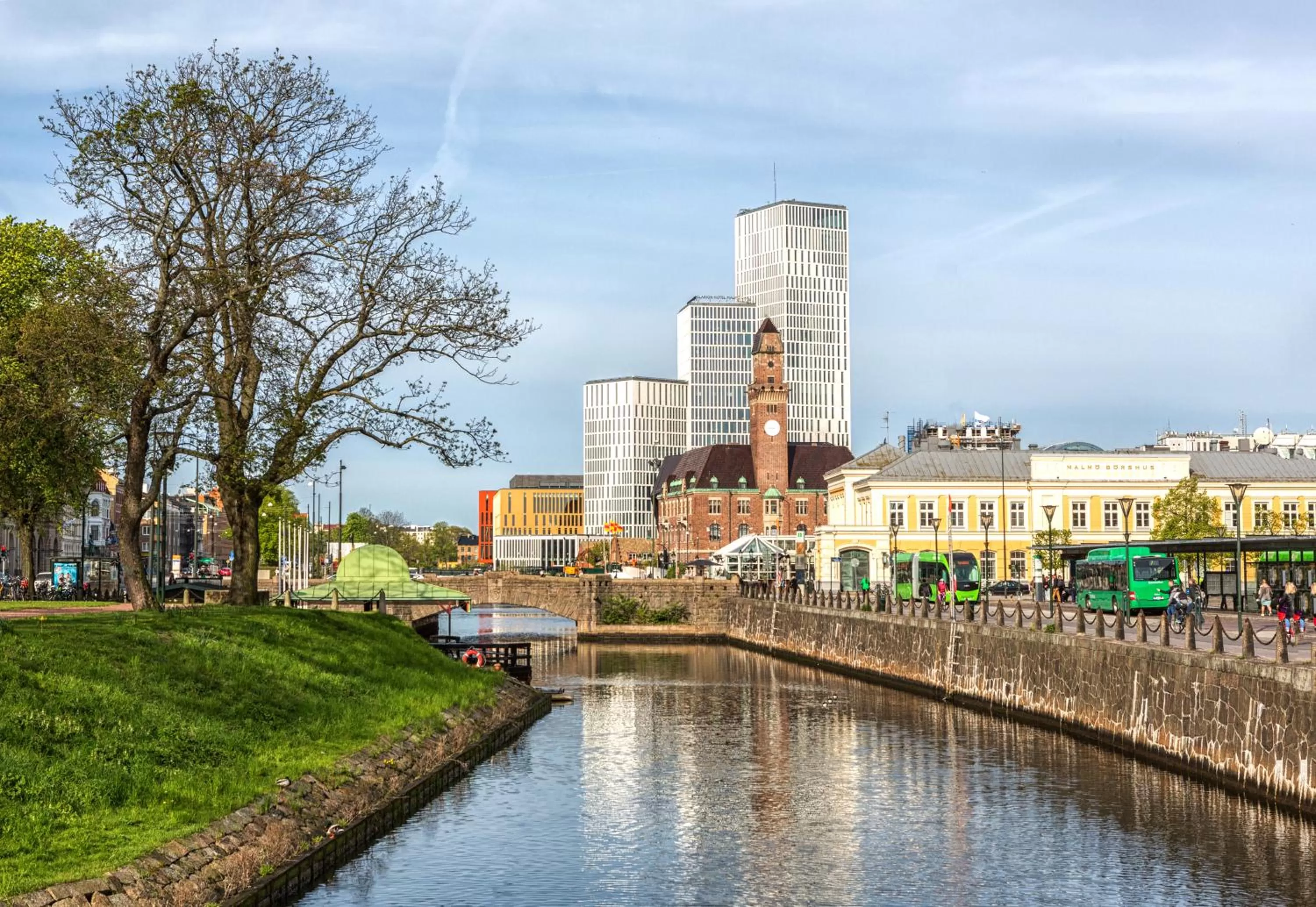 Facade/entrance in Clarion Hotel Malmö Live