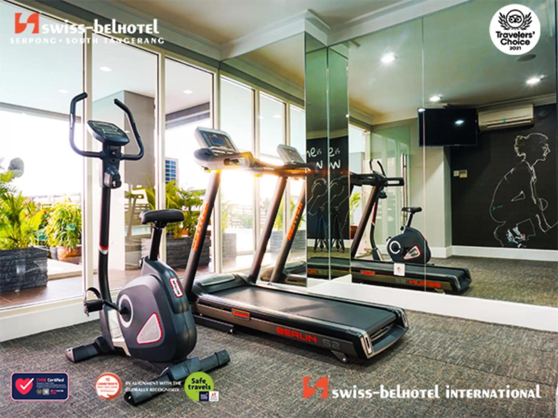 Fitness centre/facilities in Swiss-Belhotel Serpong