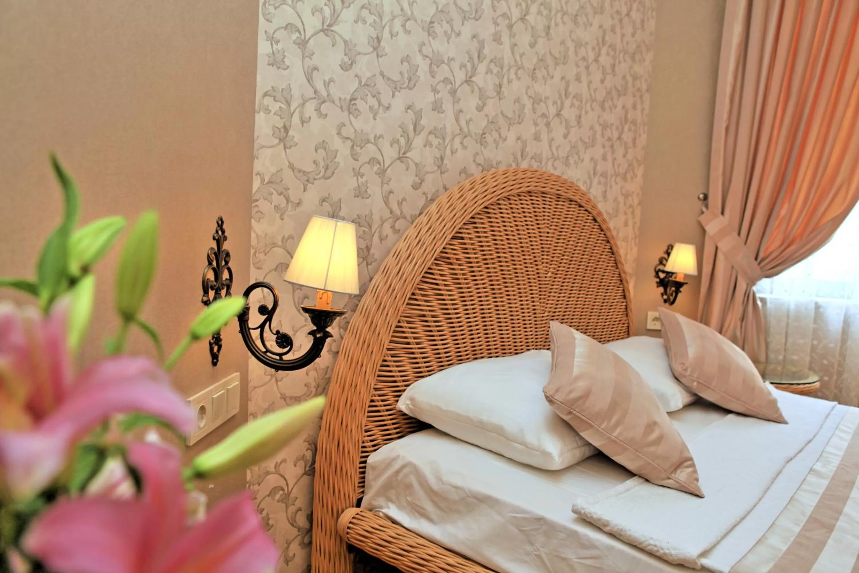 Decorative detail, Bed in Aspen Hotel Kaleiçi