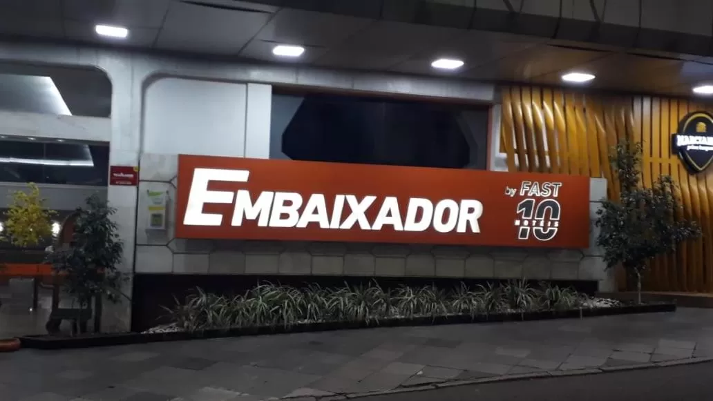 Property logo or sign in Embaixador Hotel & Centro de Eventos by Fast10