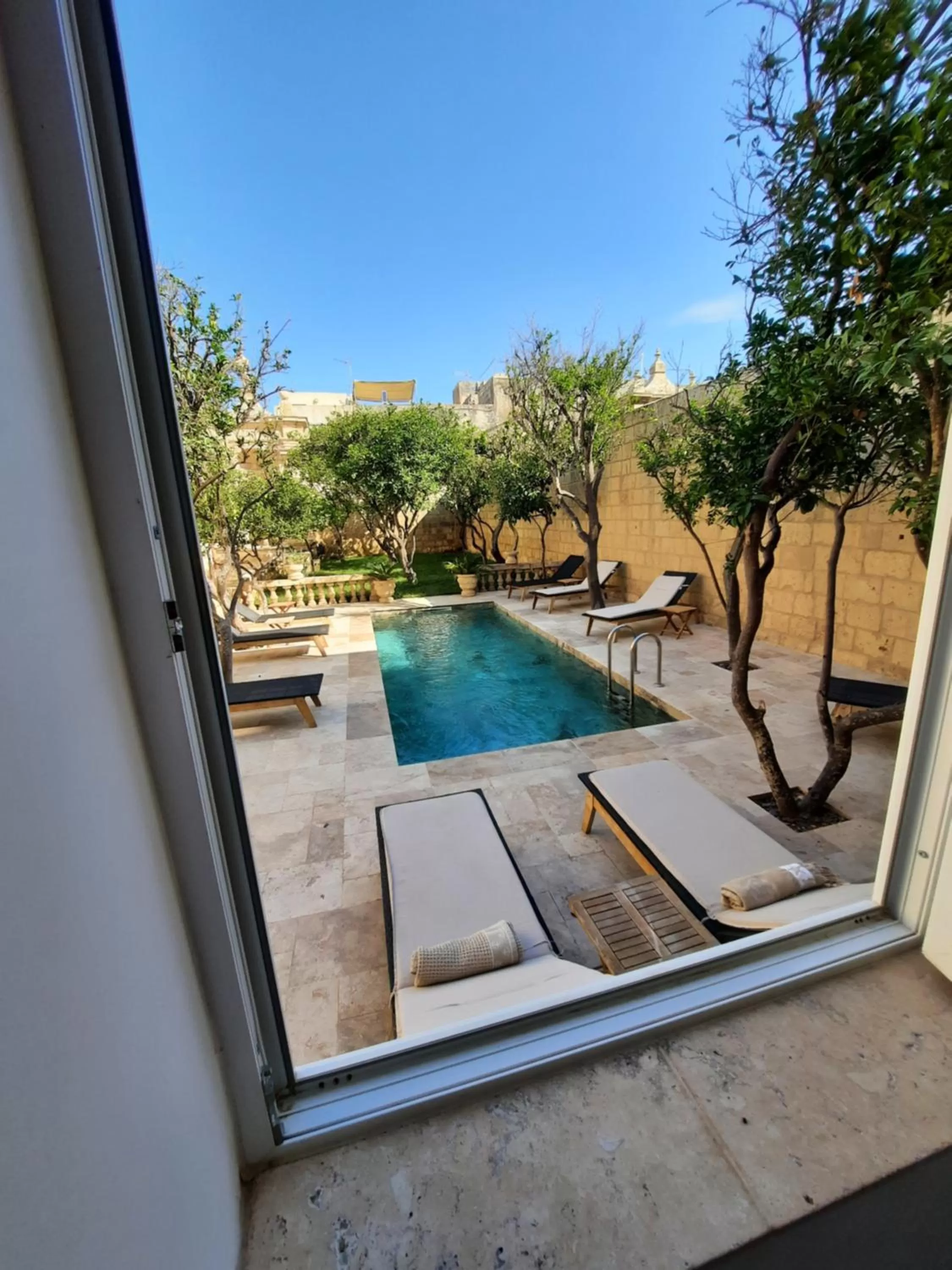 Patio in Palazzo Pisani Malta Boutique and SPA