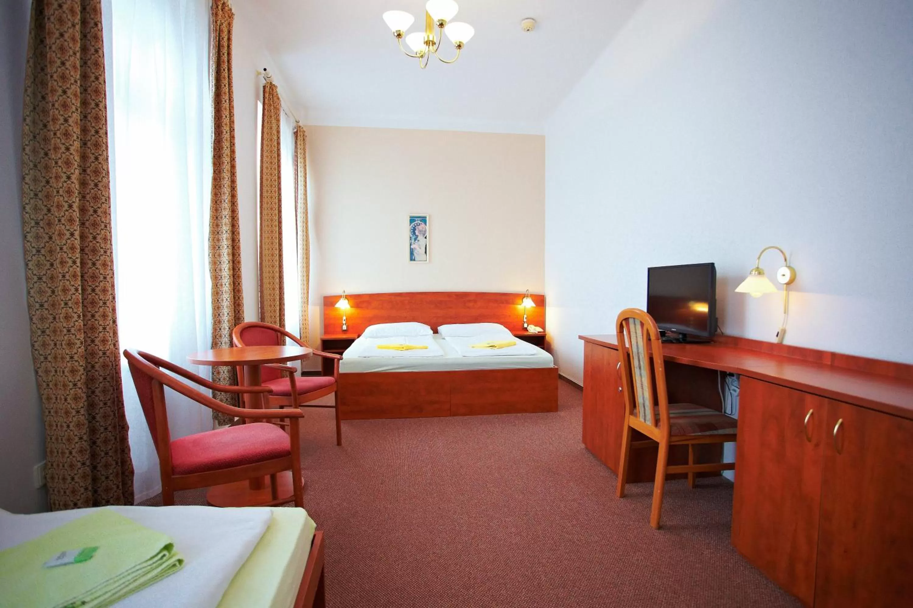 Bed in Wellness Hotel Central