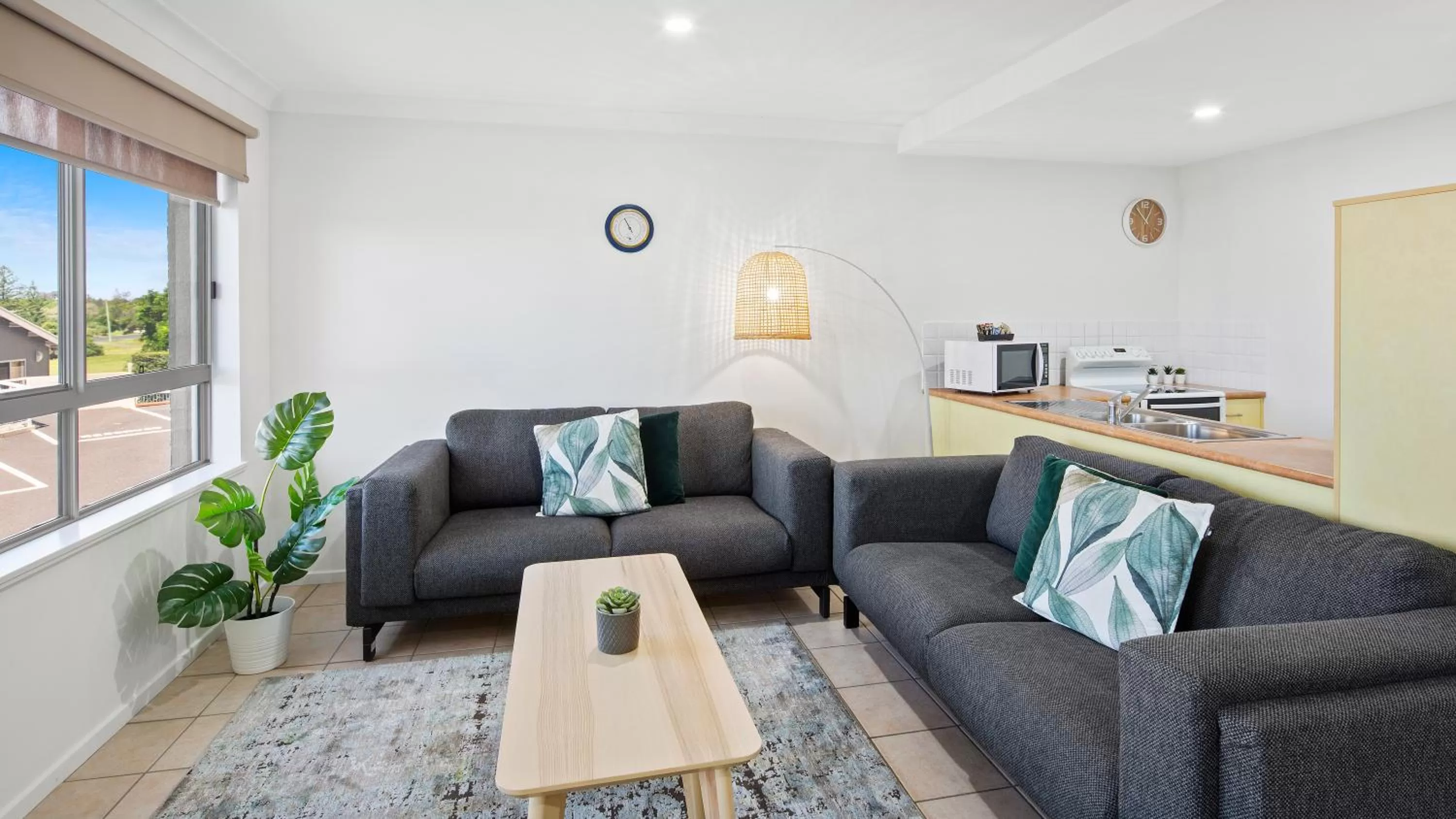 Living room in The Observatory Self Contained Apartments