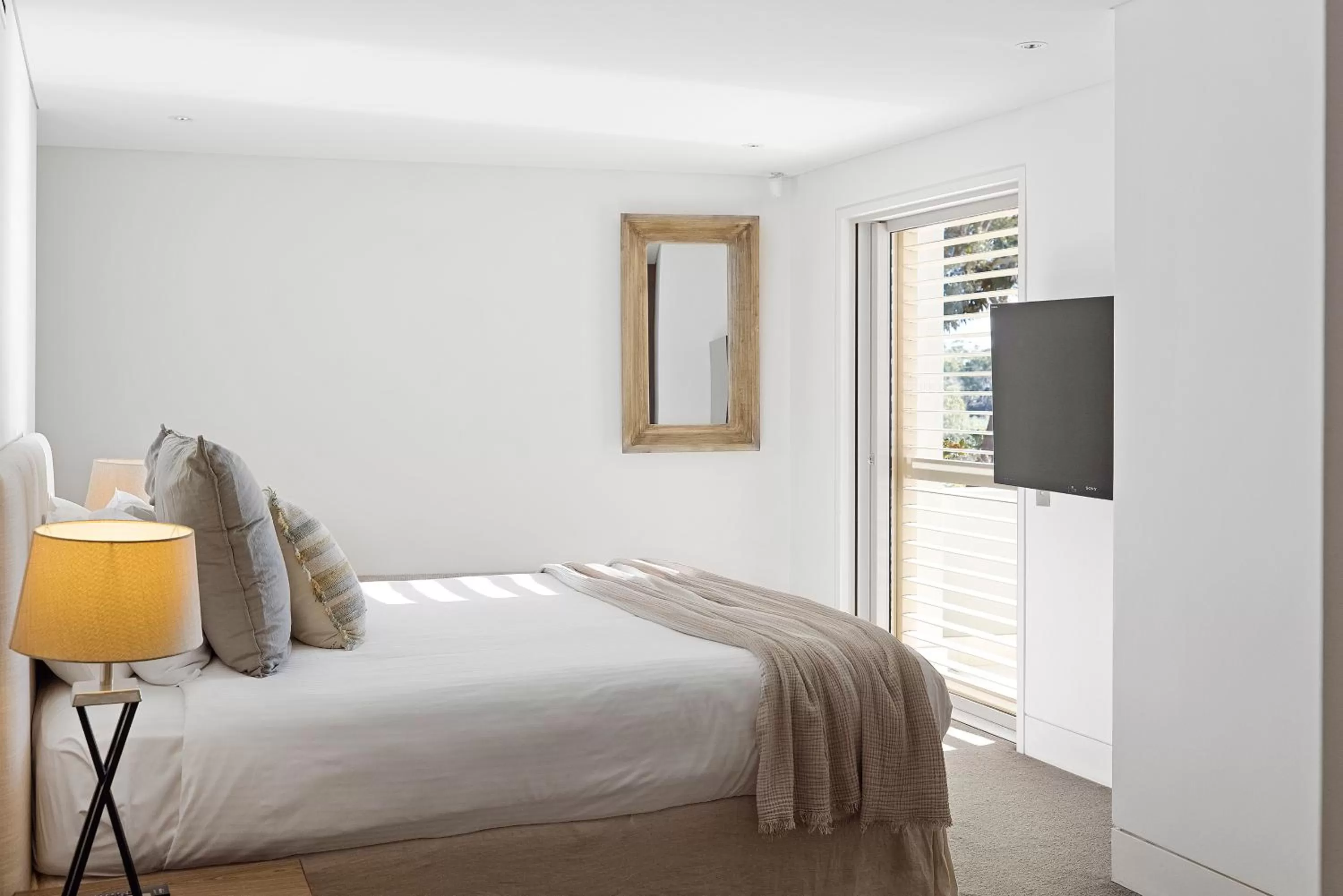 Bed in Amarna Luxury Beach Resort