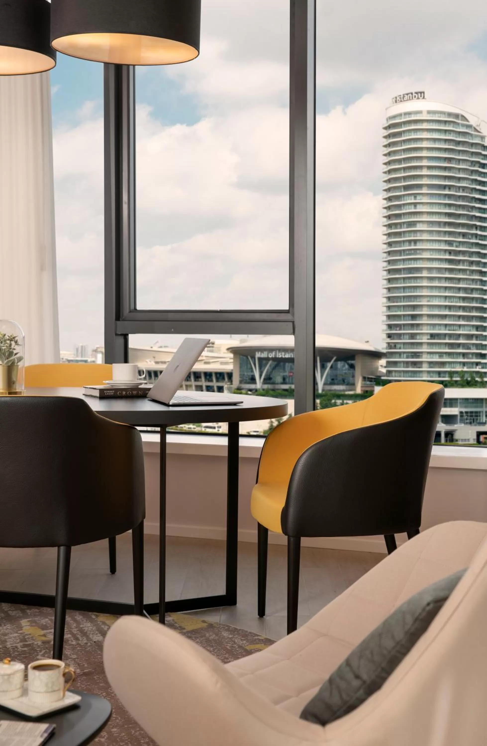 Living room in WestSide Residences by Rotana
