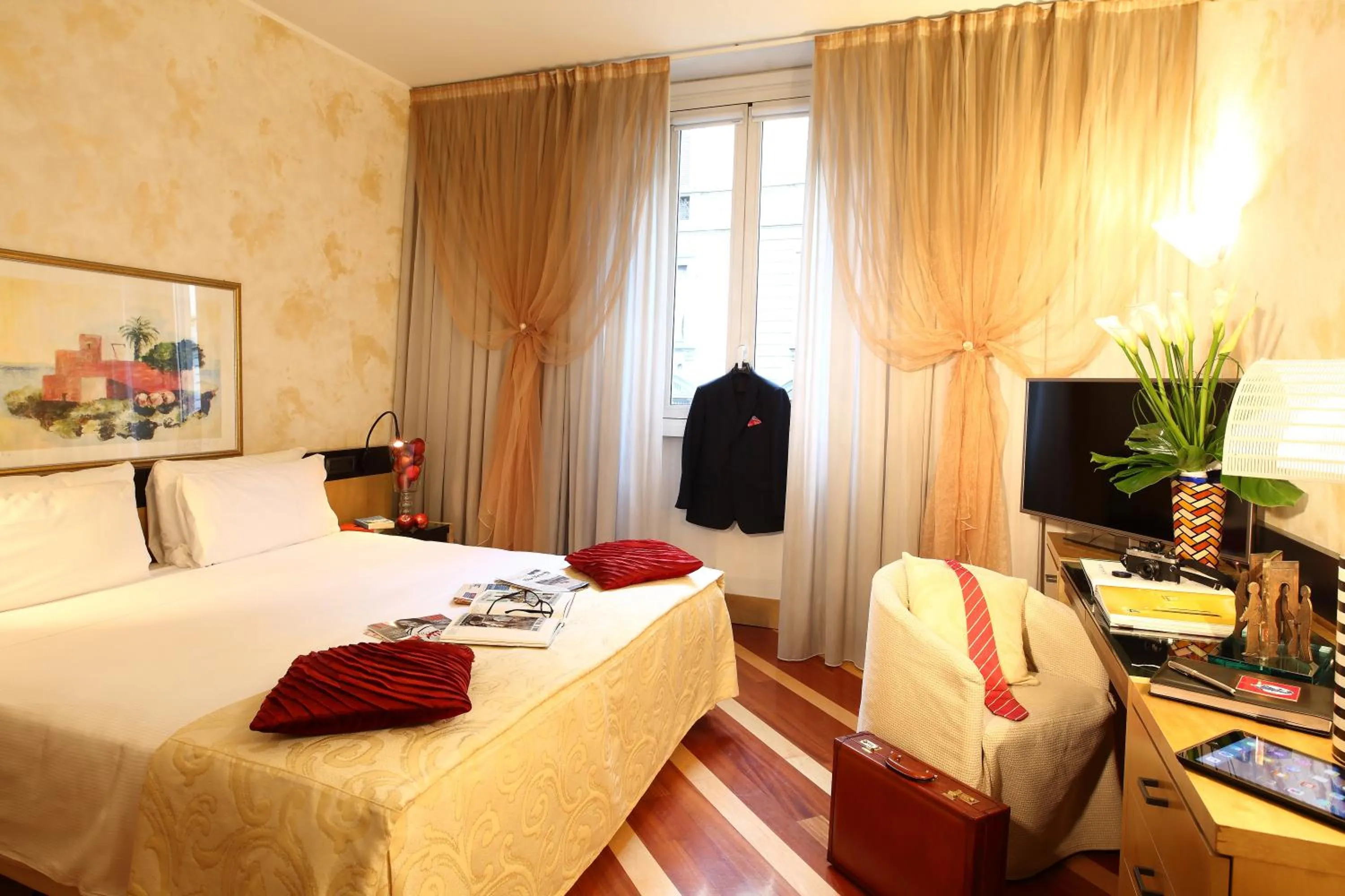 Property building, Bed in Hotel Sanpi Milano