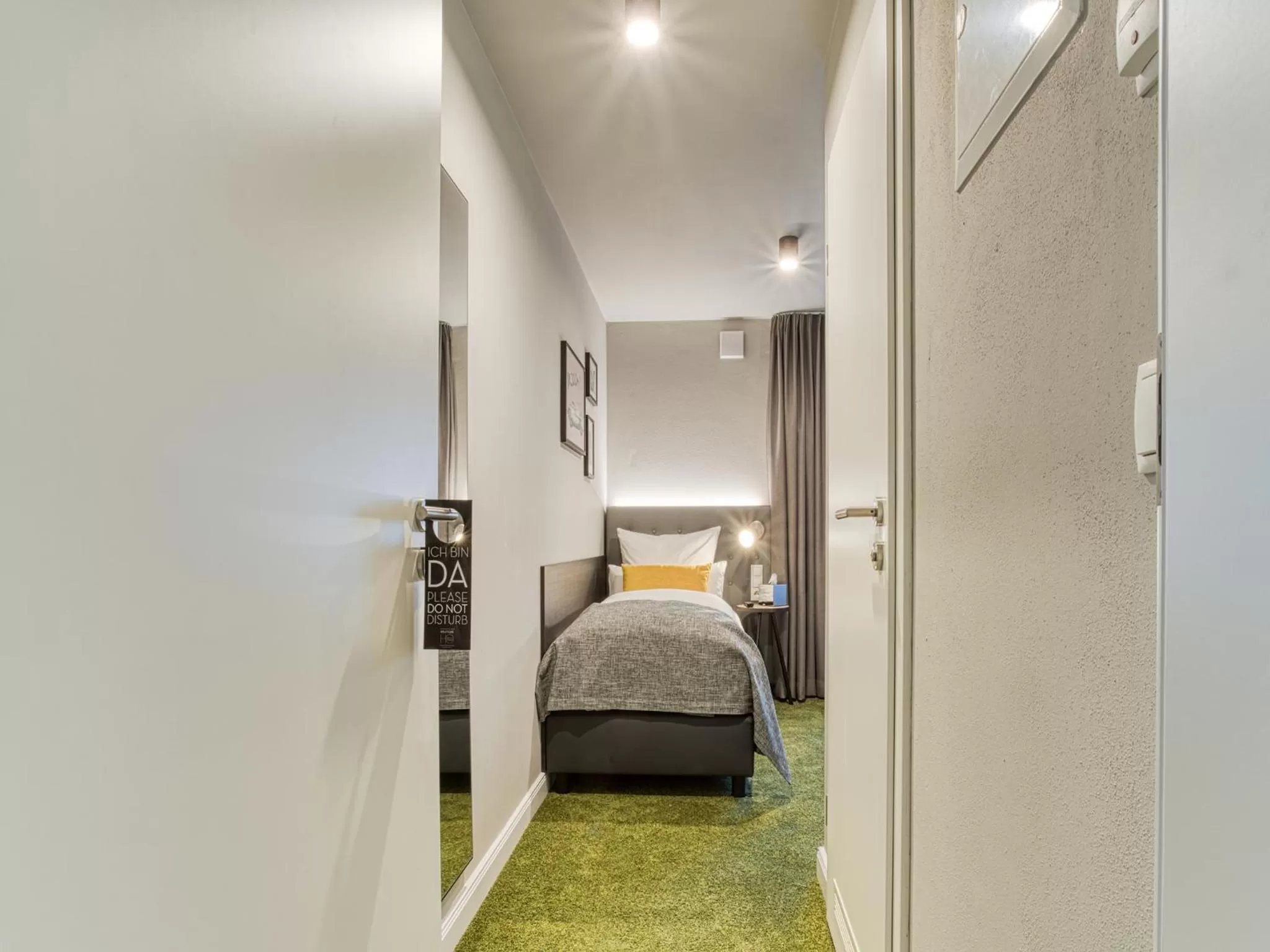 Photo of the whole room, Bed in NYCE Hotel Ingolstadt