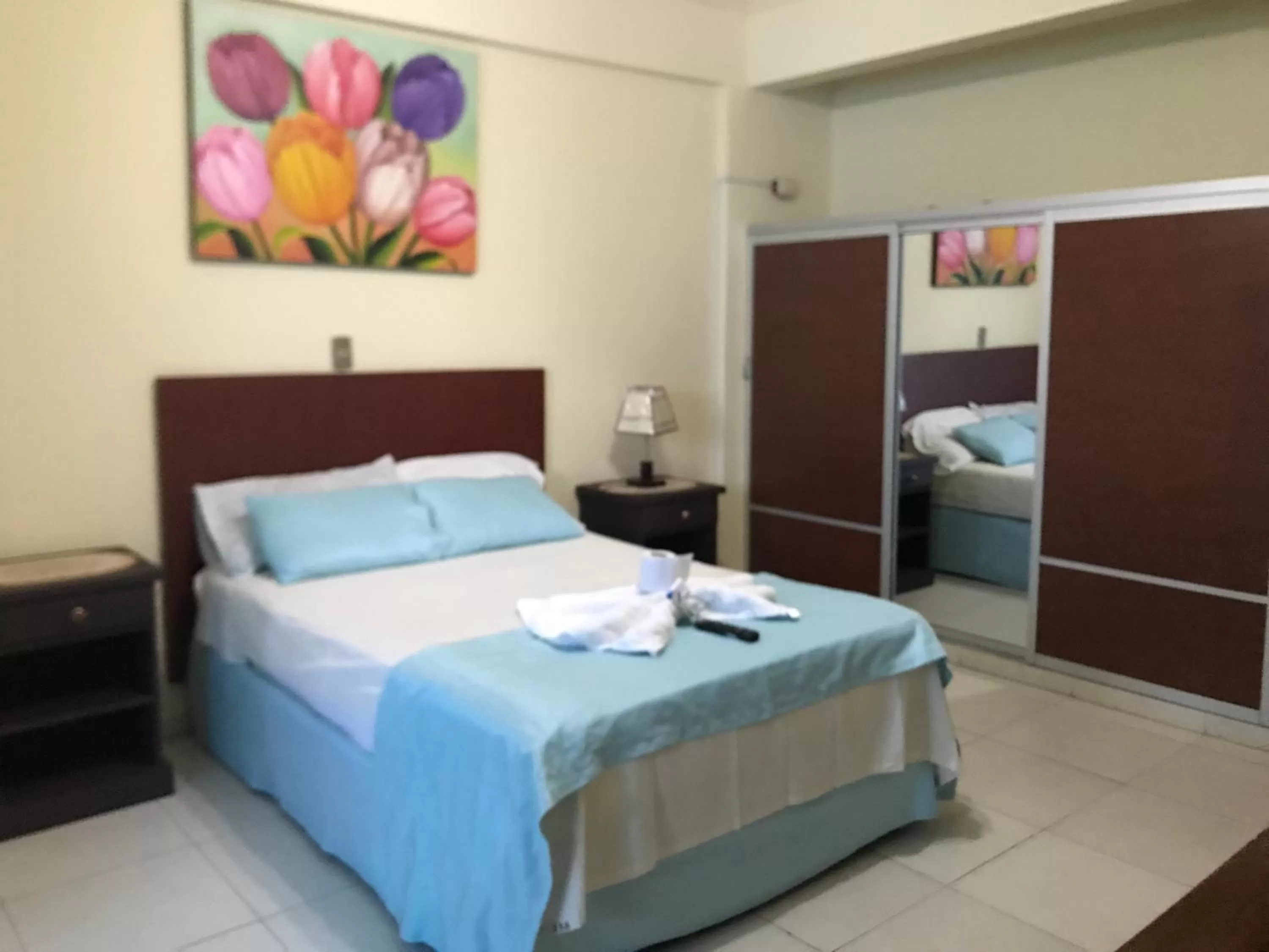 Bed in Hotel Viru Viru II