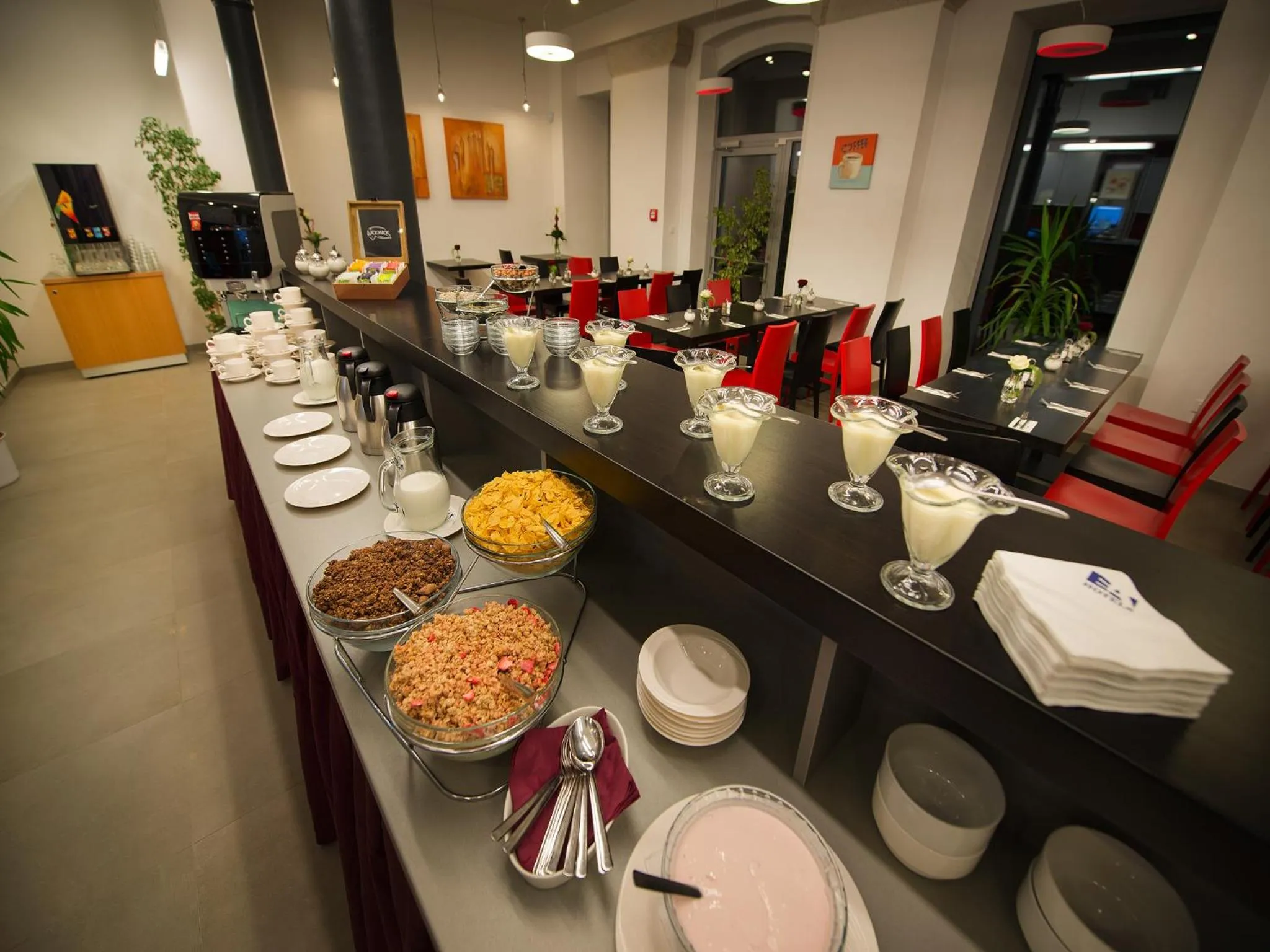 Buffet breakfast in EA Business Hotel Jihlava