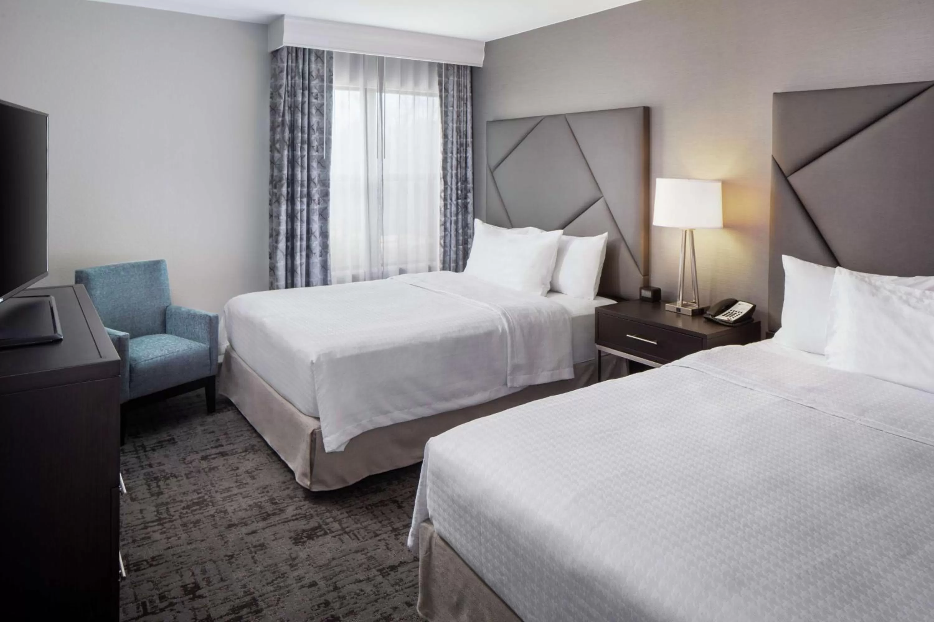 Bed in Homewood Suites by Hilton Atlanta Lenox Buckhead