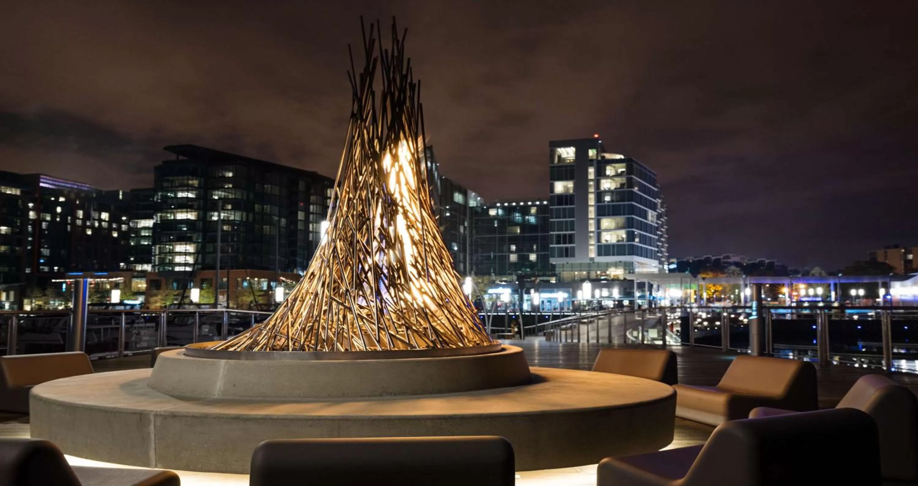Patio in Canopy By Hilton Washington DC The Wharf