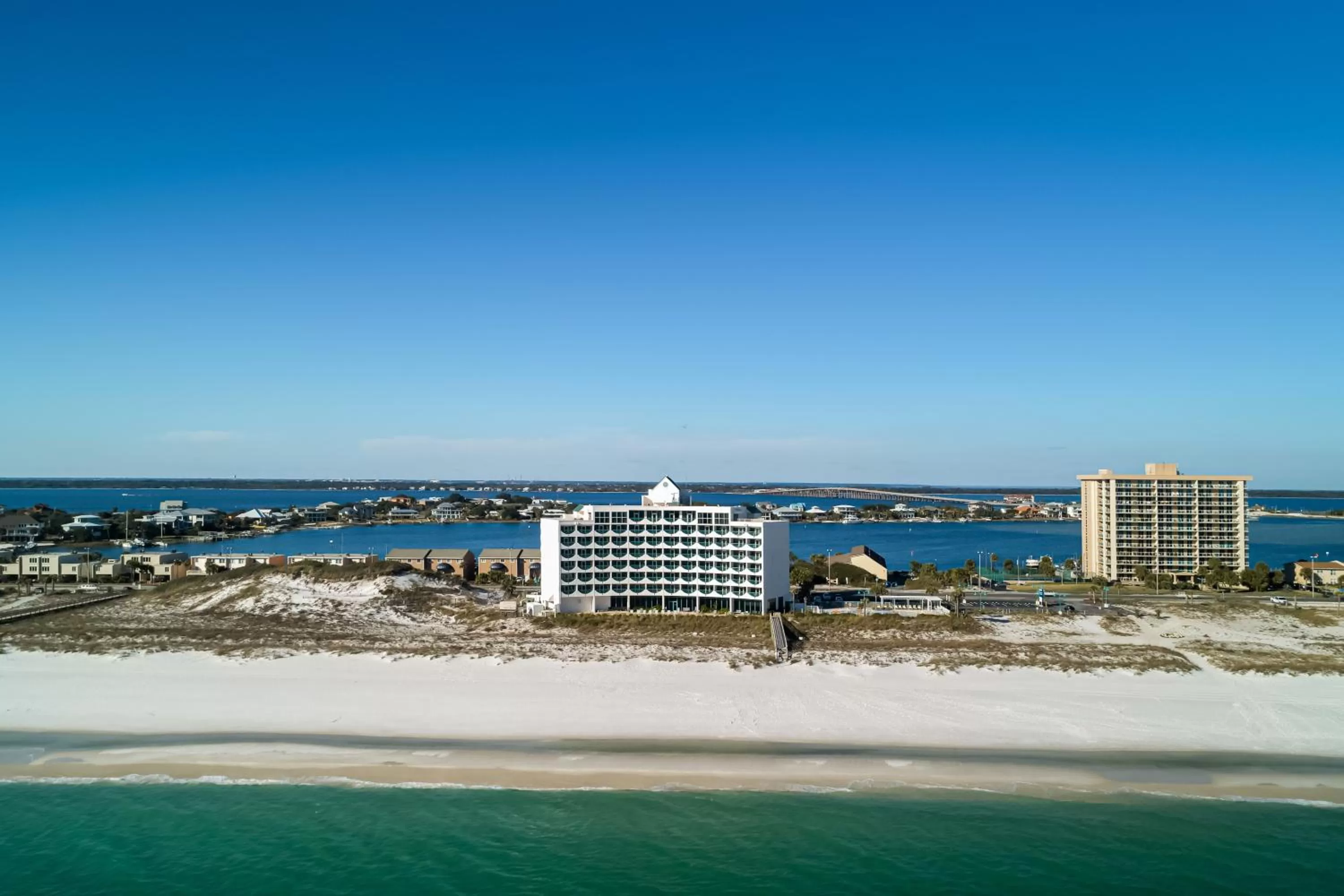 Property building in Holiday Inn Express Pensacola Beach by IHG
