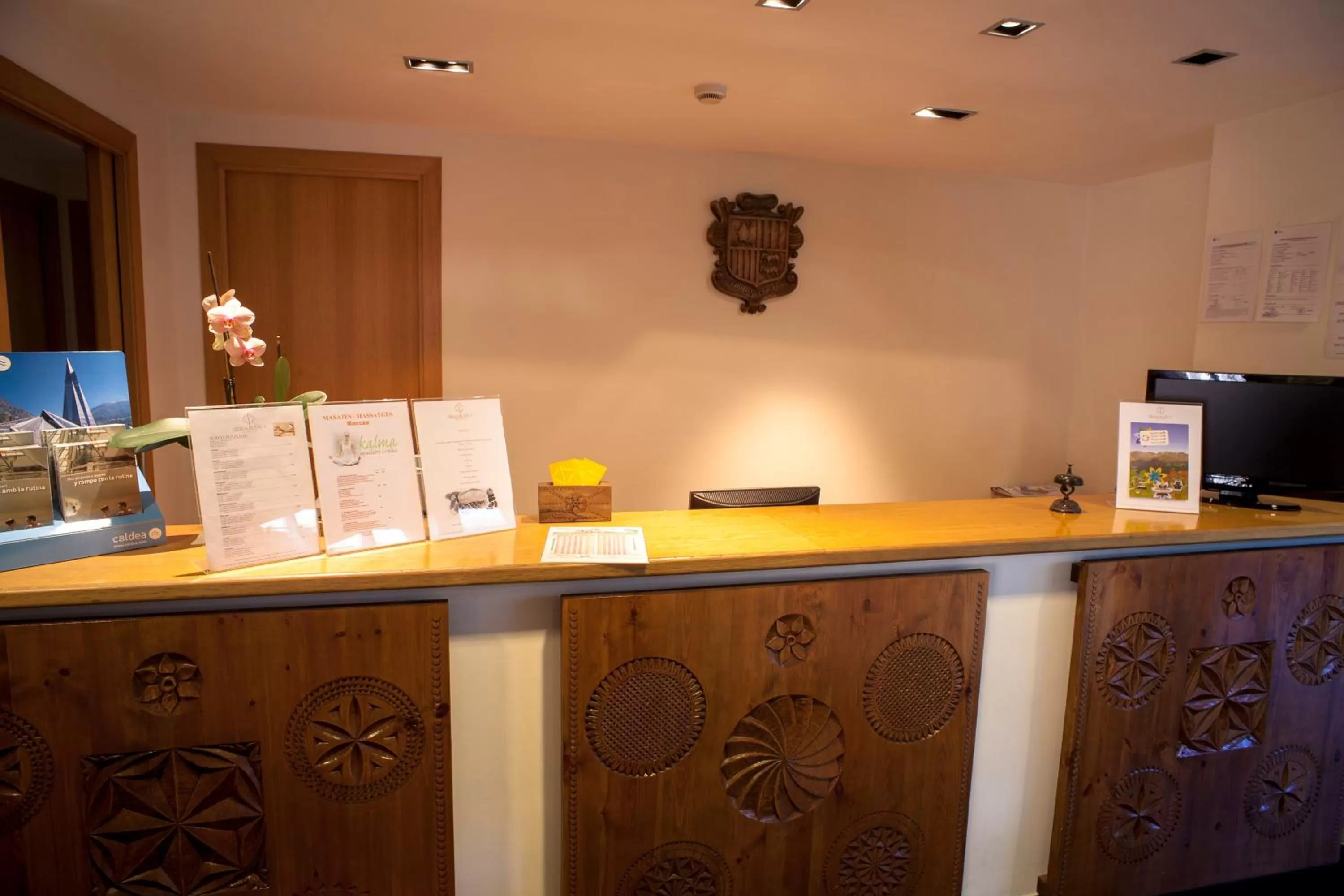 Lobby or reception in Obaga Blanca & Spa