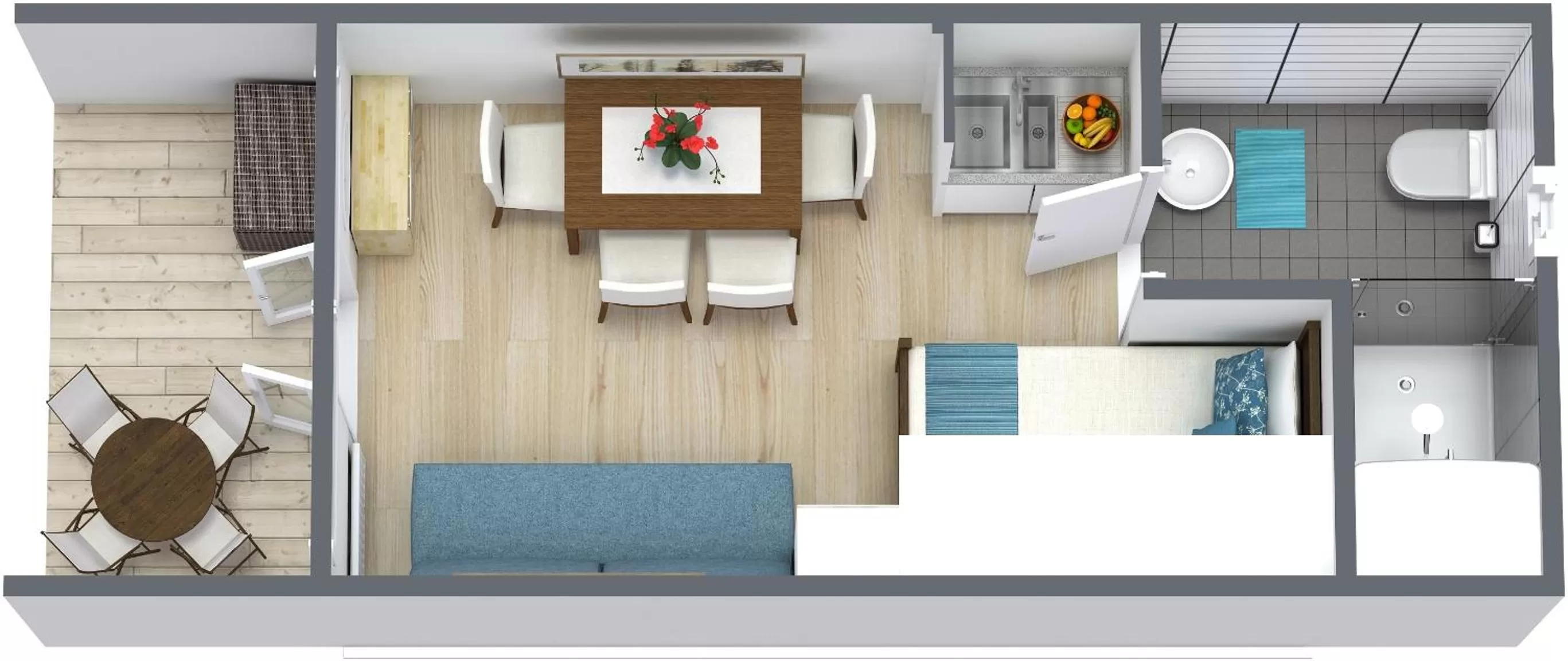 Toilet in Schwimmende Häuser im BALTIC SEA RESORT