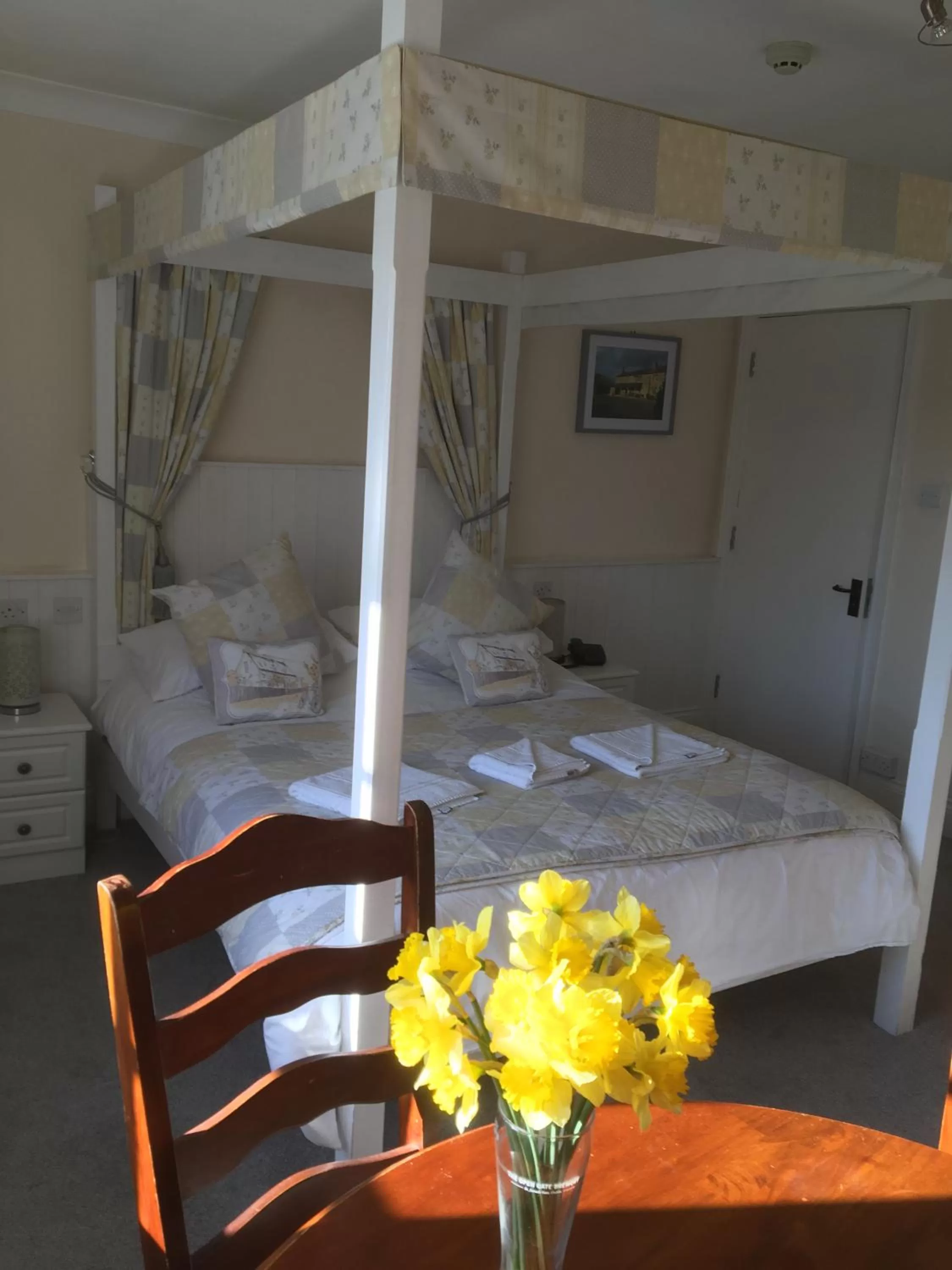 Bed in The Highwayman Hotel