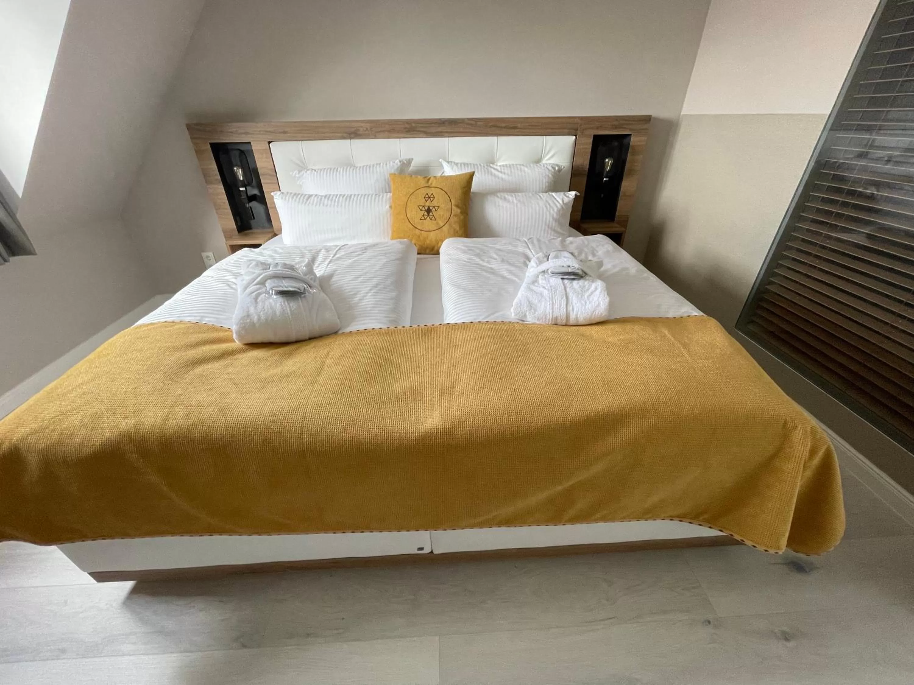 Bed in DAS KEHRS - Hotel auf dem Petersberg