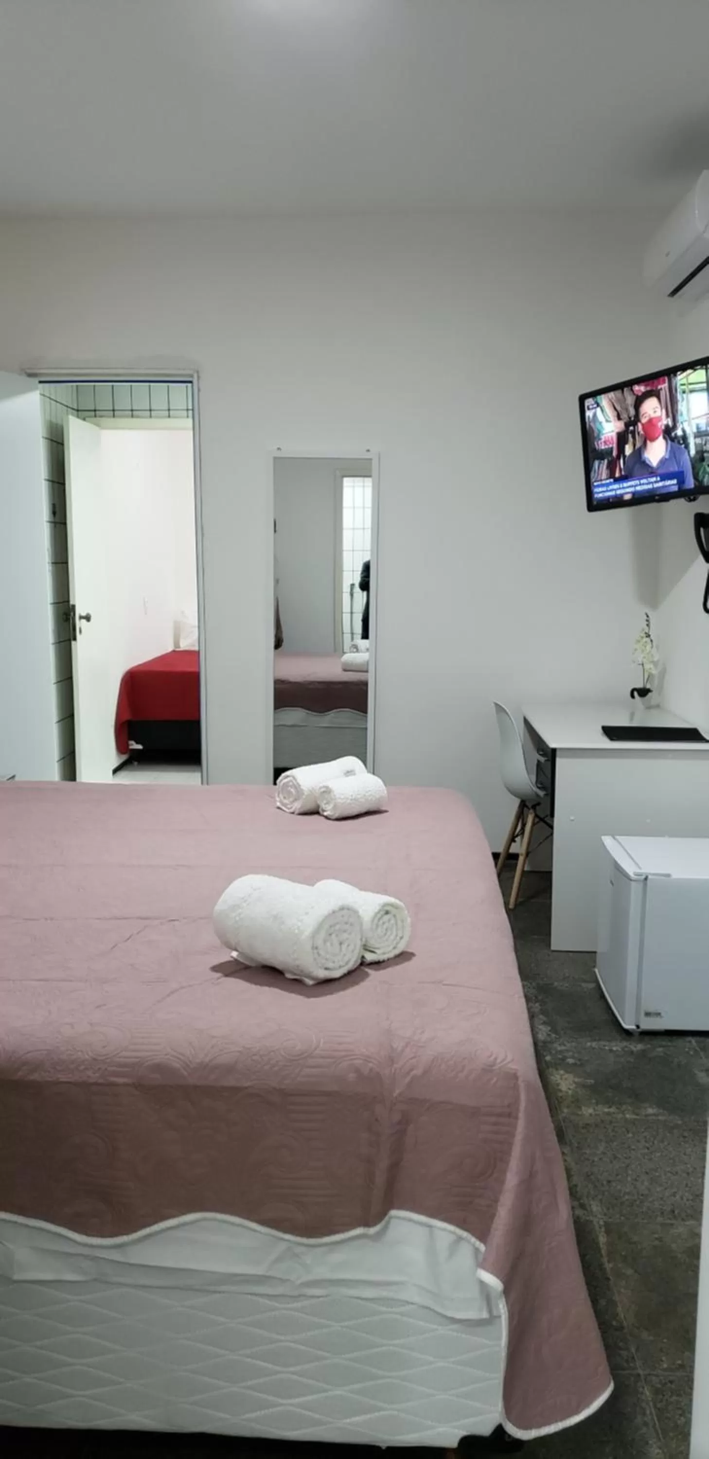 Bed in LIVE IN FORTALEZA HOTEL