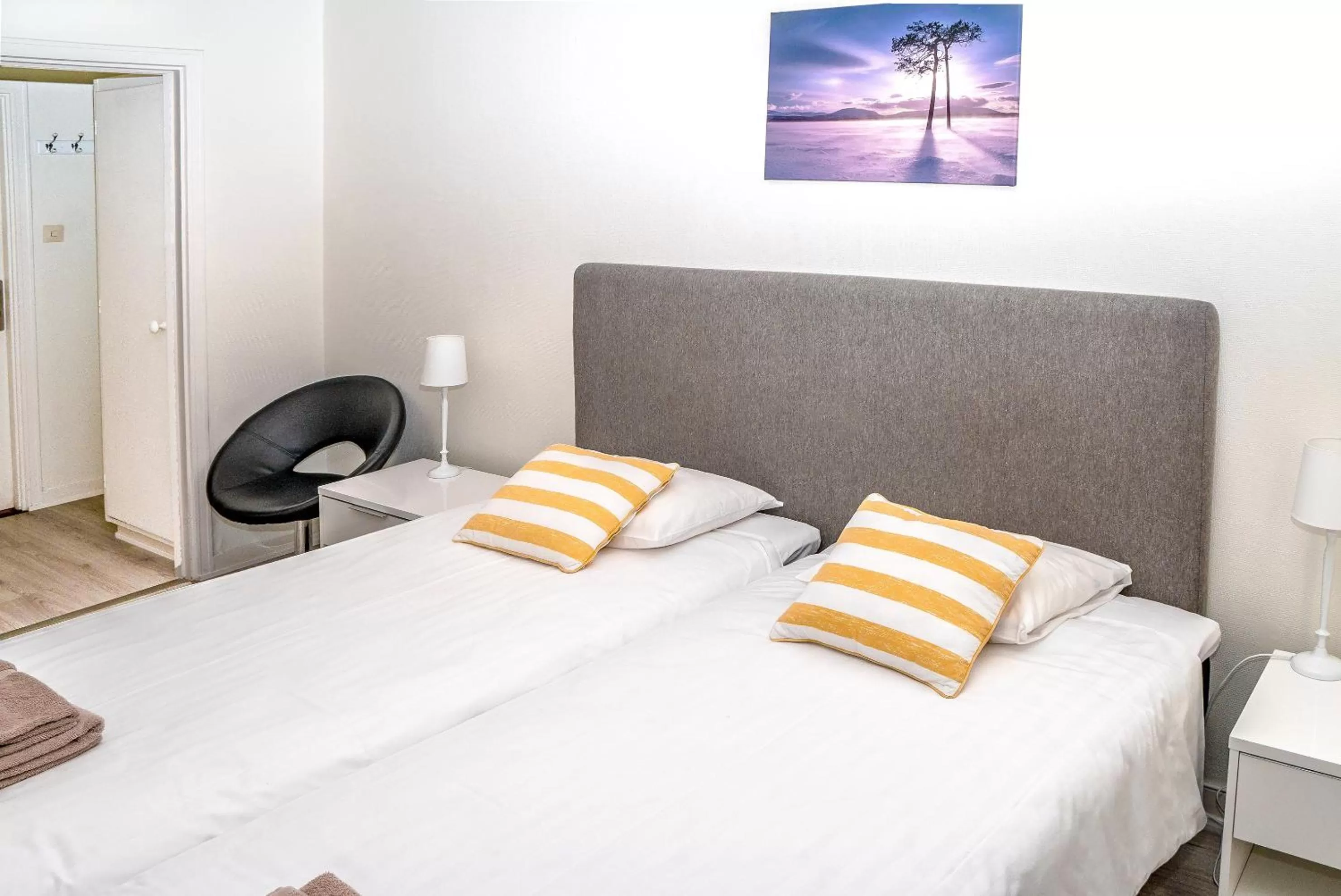 Bed in Hotell Linden