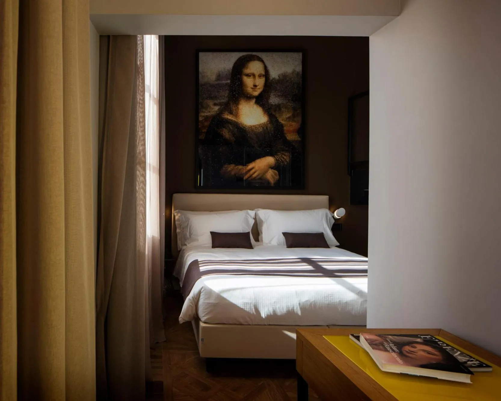 Photo of the whole room, Bed in The Frame Hotel